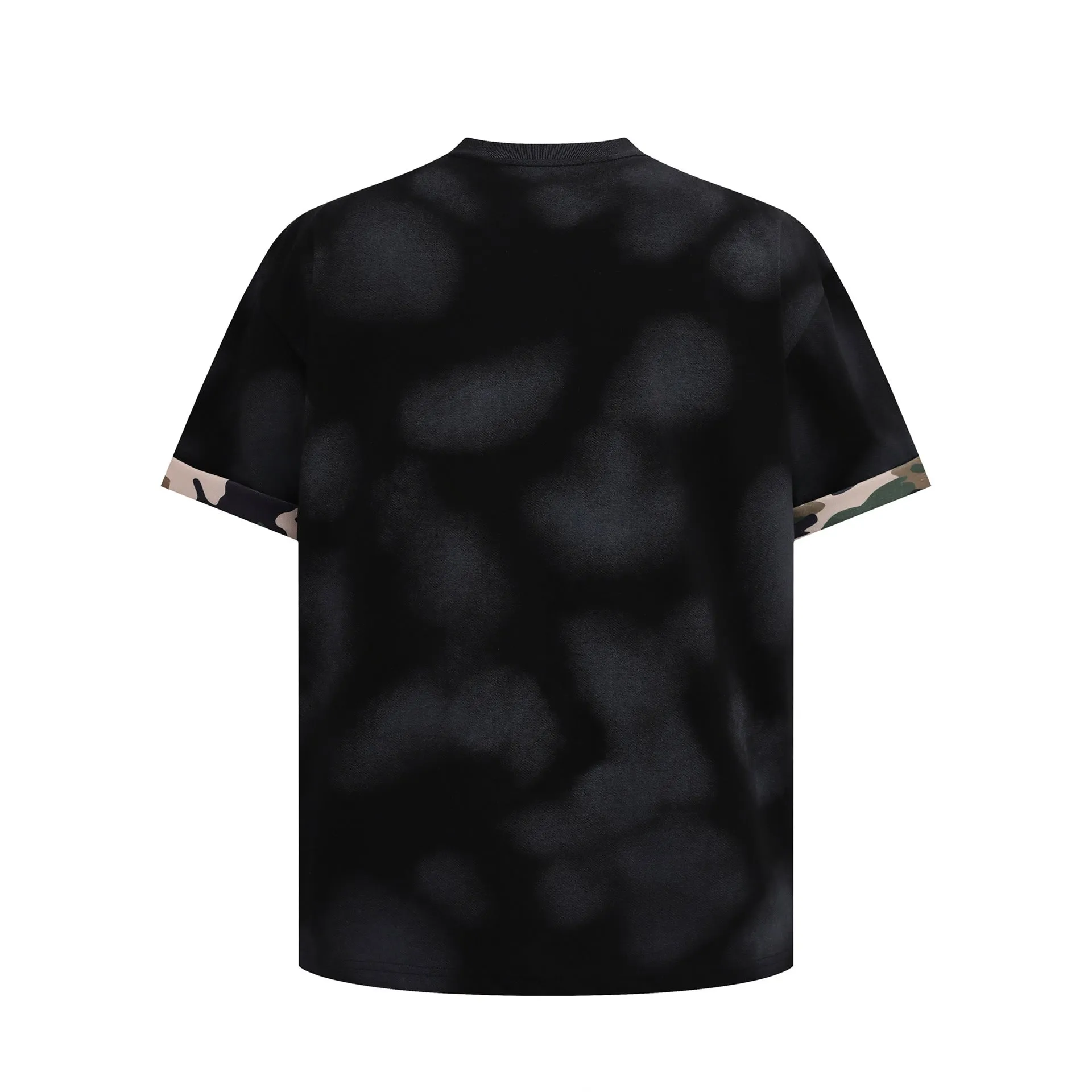 2025 12291 2025n street 2025 summer men's and women's simple high-end sticker embroidery design men's loose short-sleeved T-shirt