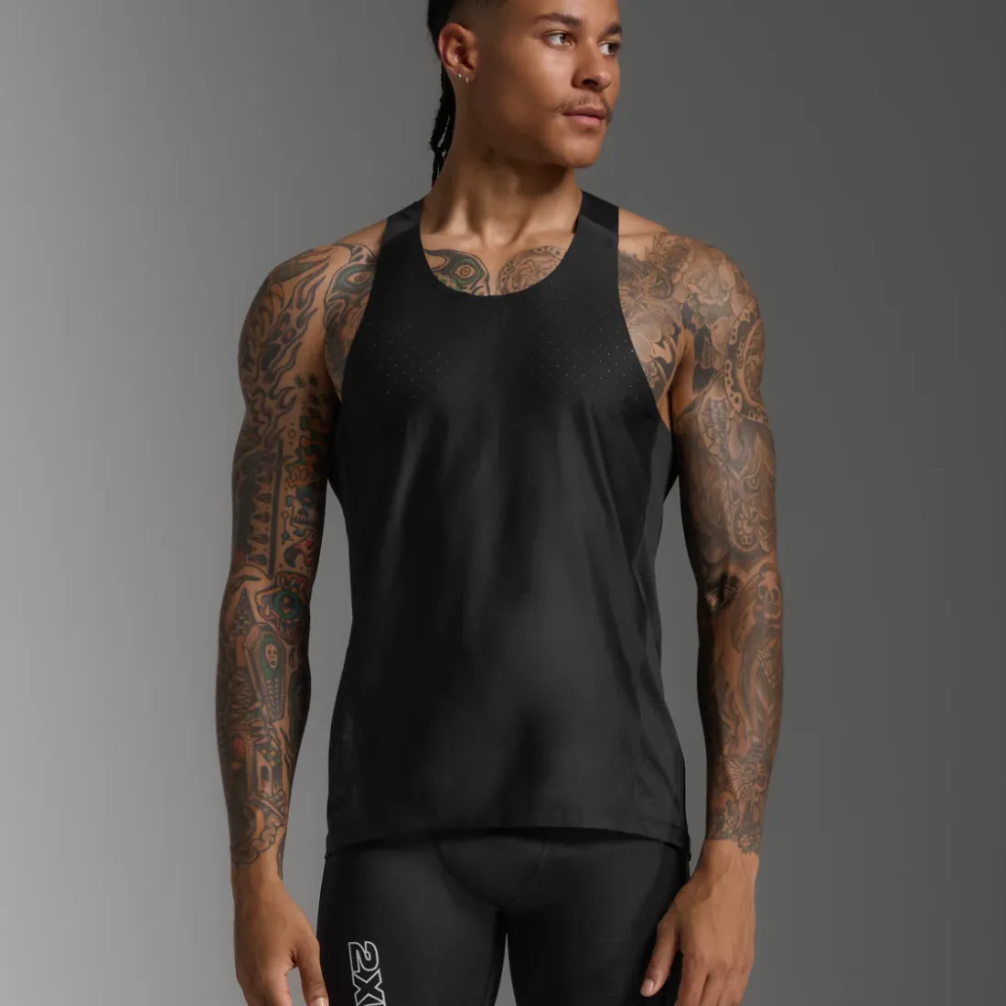 2XU Light Speed React Singlet Mens