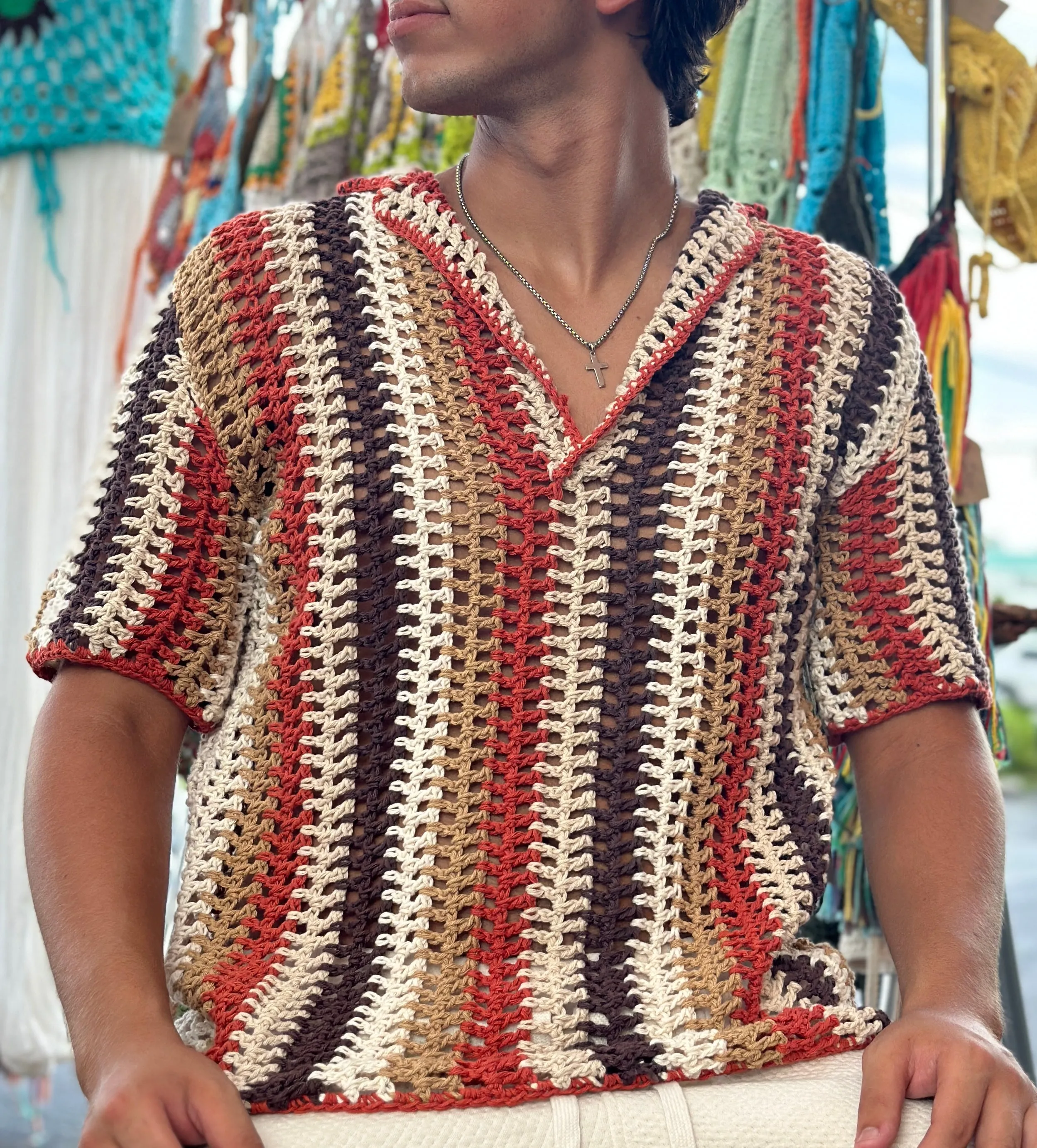 After Surf Crochet Polo