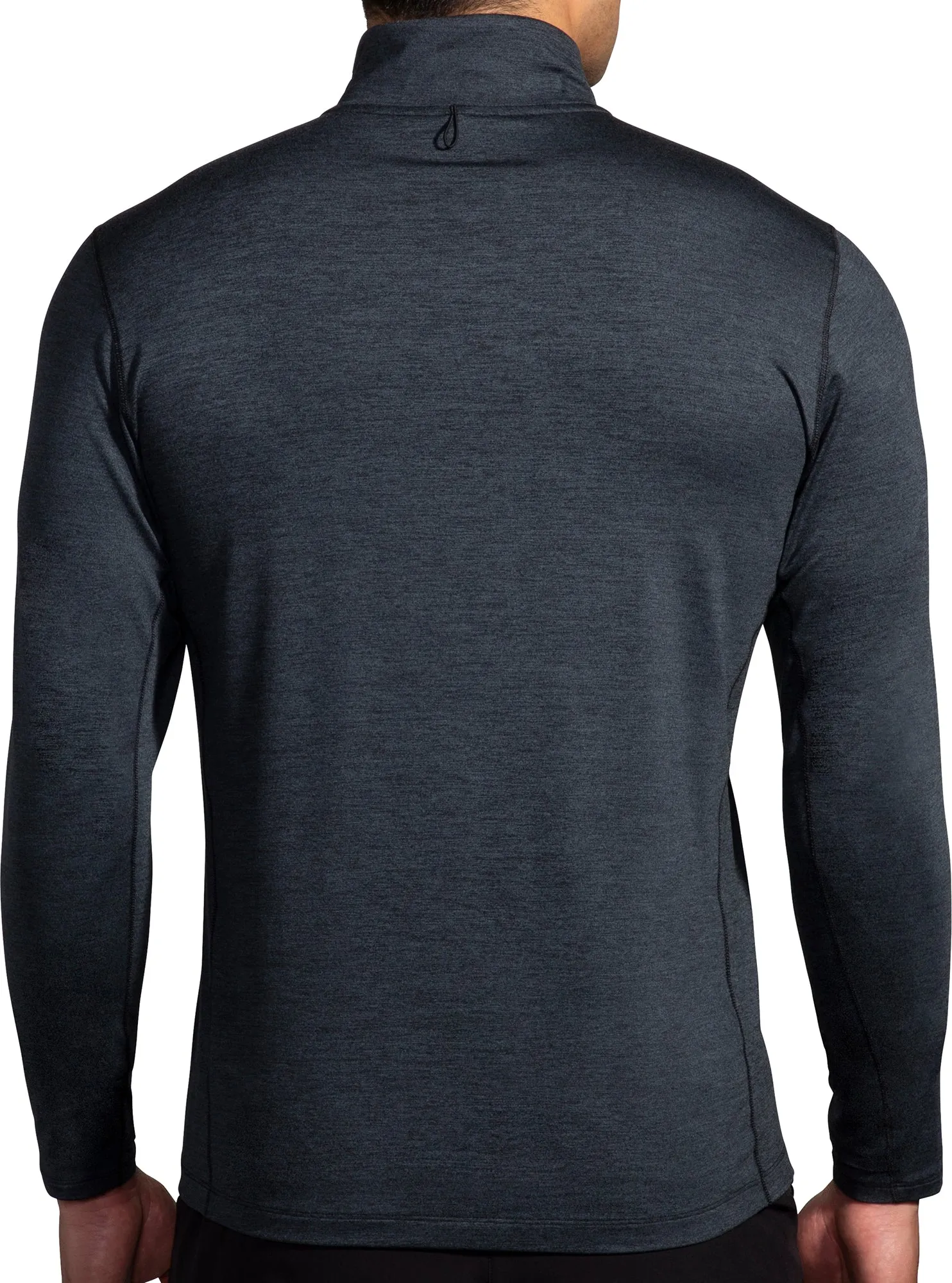 Brooks Dash Half Zip Long Sleeve Mens Running Top - Black
