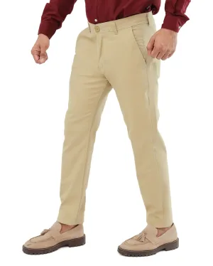 Camel brown cotton pant