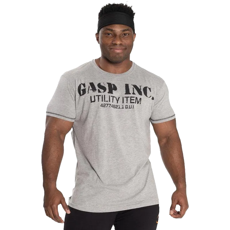 GASP Basic Utility Tee - Grey