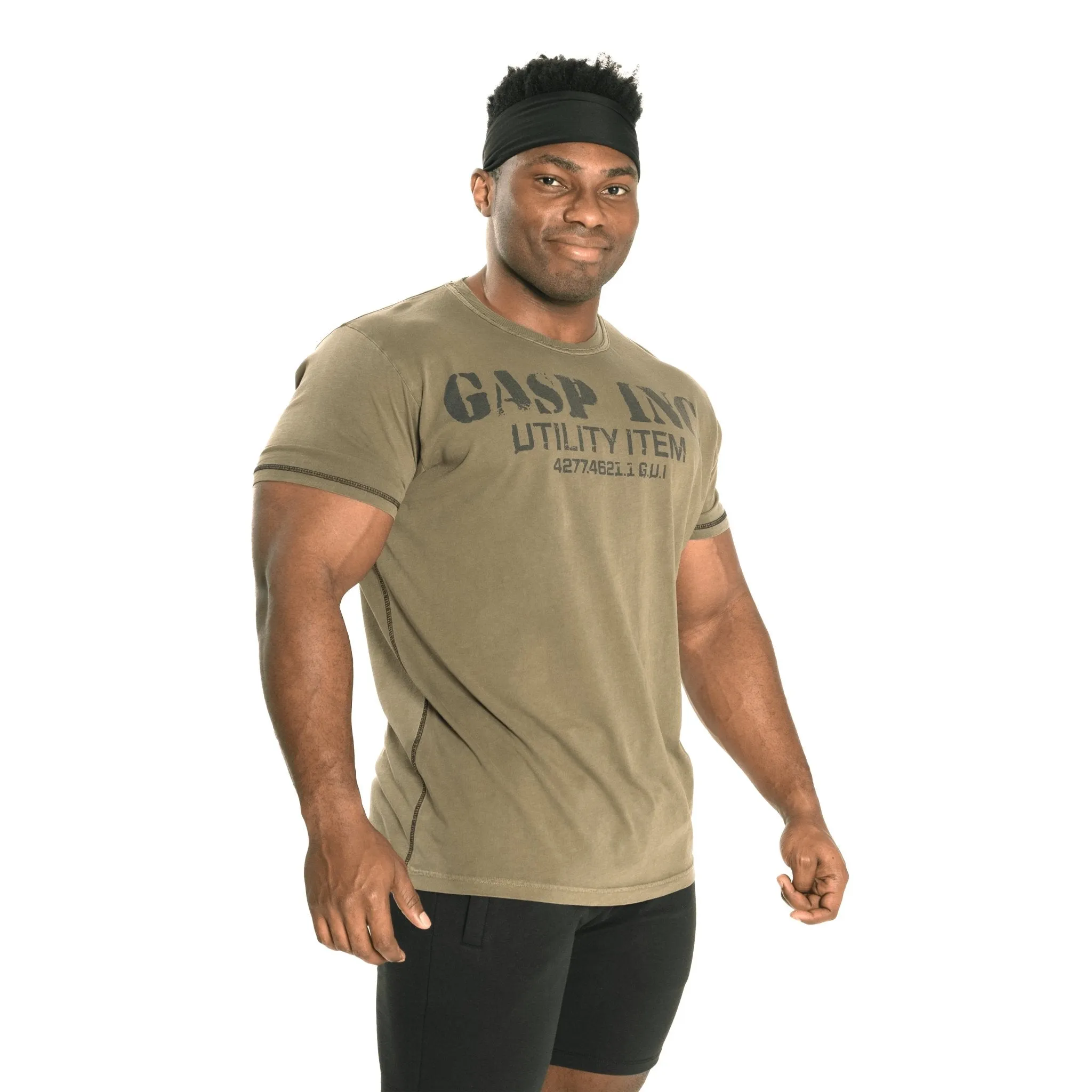 GASP Basic Utility Tee - Wash Green