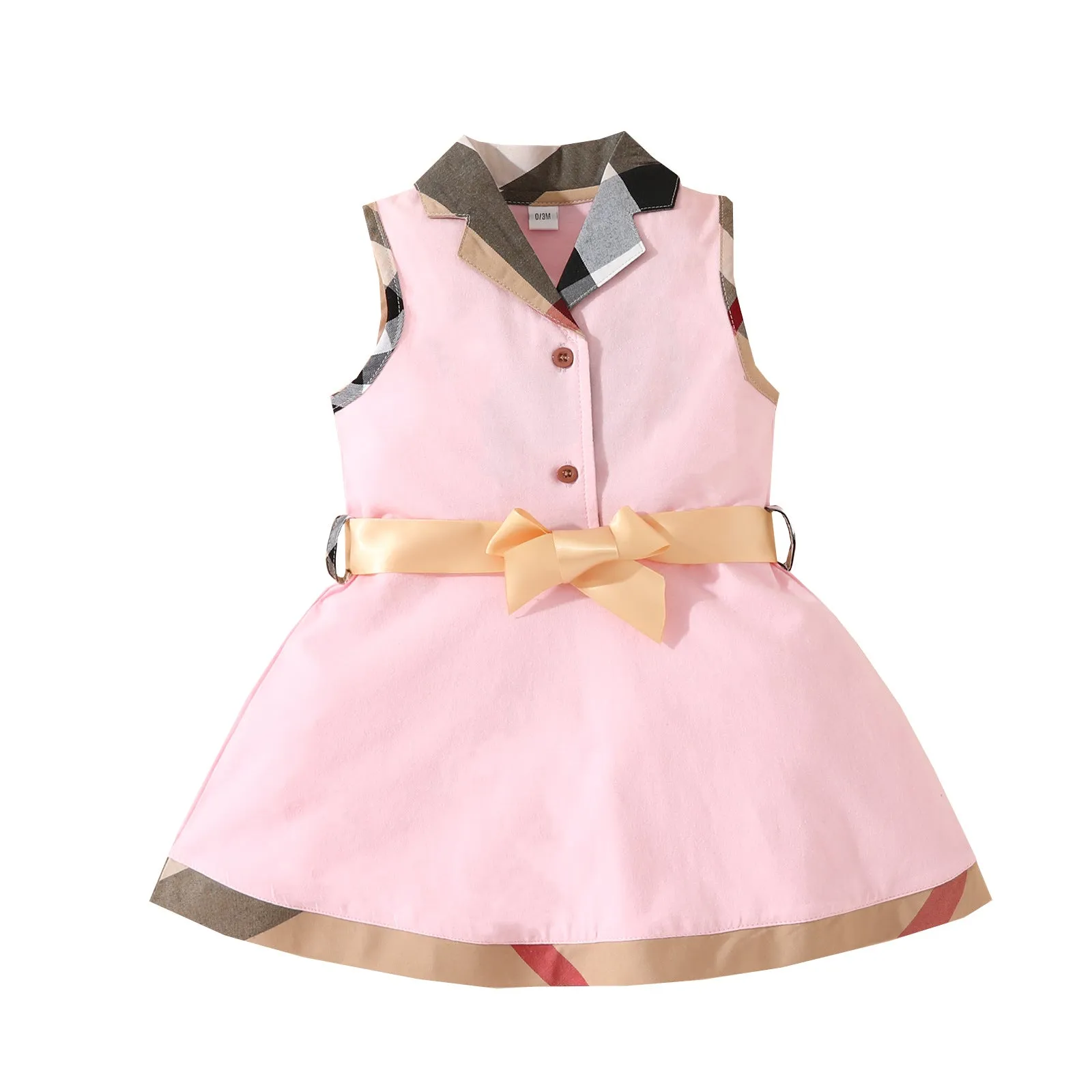 Girls' Dress Children's Summer Clothing Clothes for Babies Newborn Dress Baby Sleeveless Princess Dress Baby Clothes