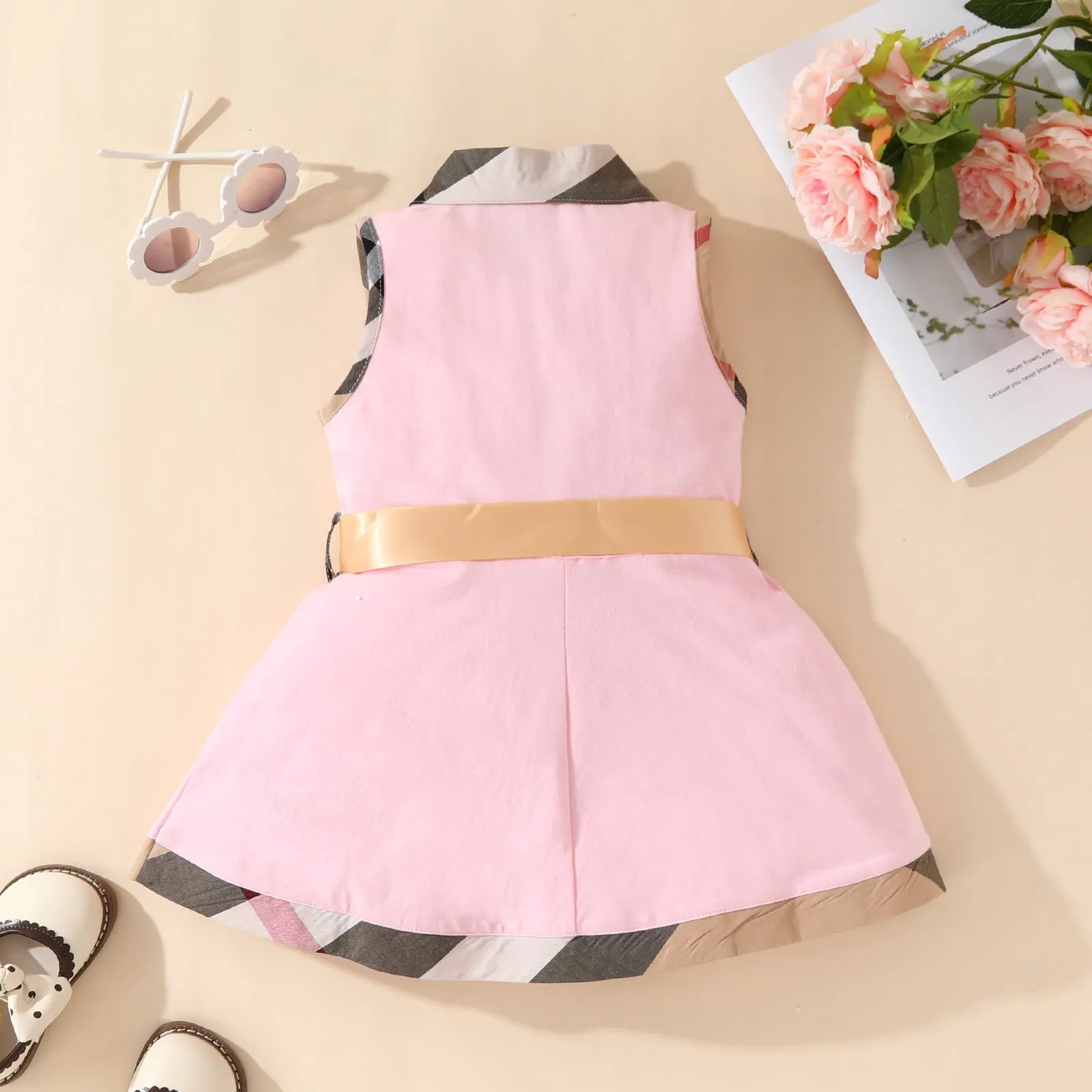 Girls' Dress Children's Summer Clothing Clothes for Babies Newborn Dress Baby Sleeveless Princess Dress Baby Clothes