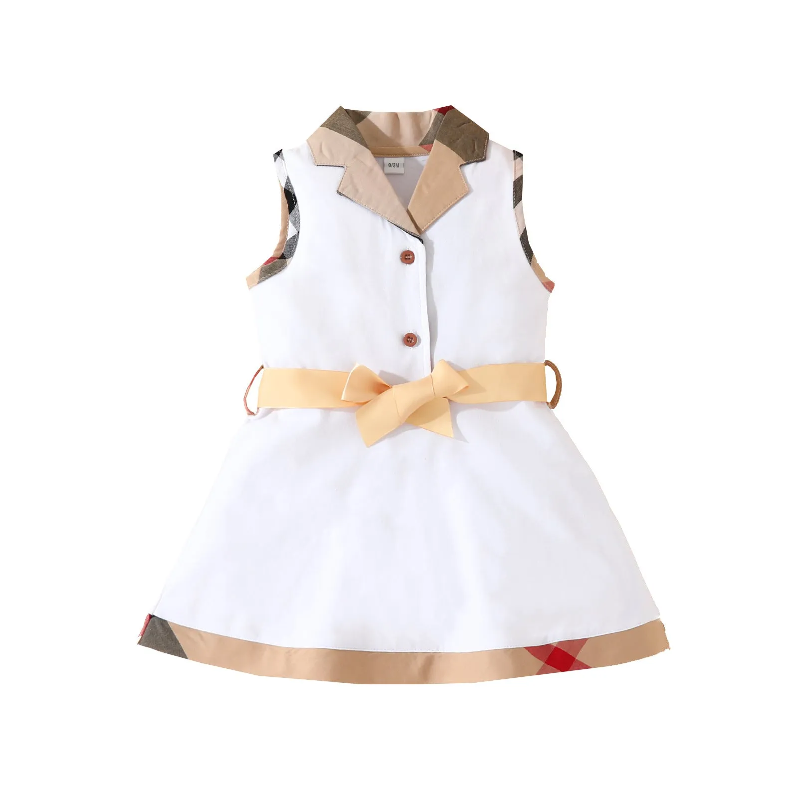 Girls' Dress Children's Summer Clothing Clothes for Babies Newborn Dress Baby Sleeveless Princess Dress Baby Clothes