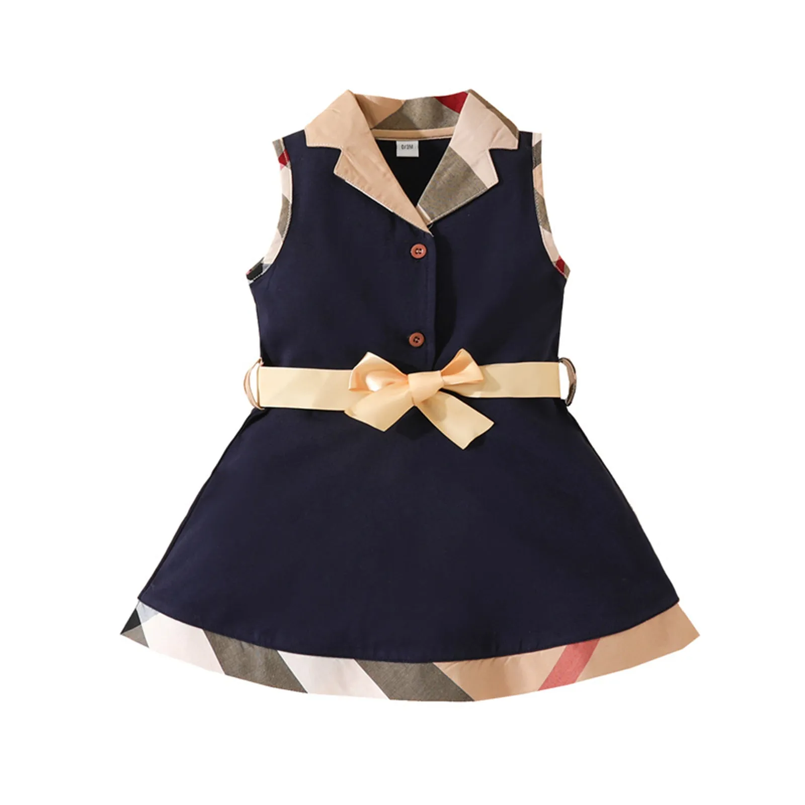 Girls' Dress Children's Summer Clothing Clothes for Babies Newborn Dress Baby Sleeveless Princess Dress Baby Clothes