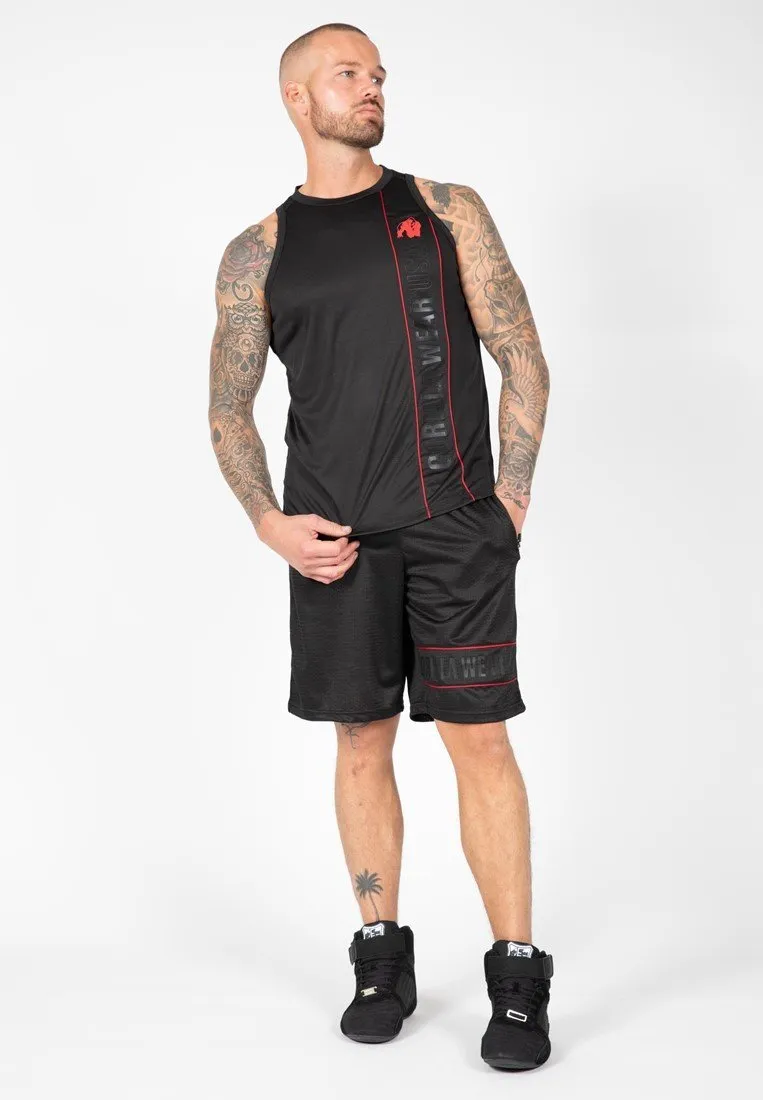 Gorilla Wear Branson Tank Top Black/Red