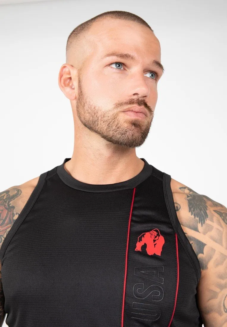 Gorilla Wear Branson Tank Top Black/Red