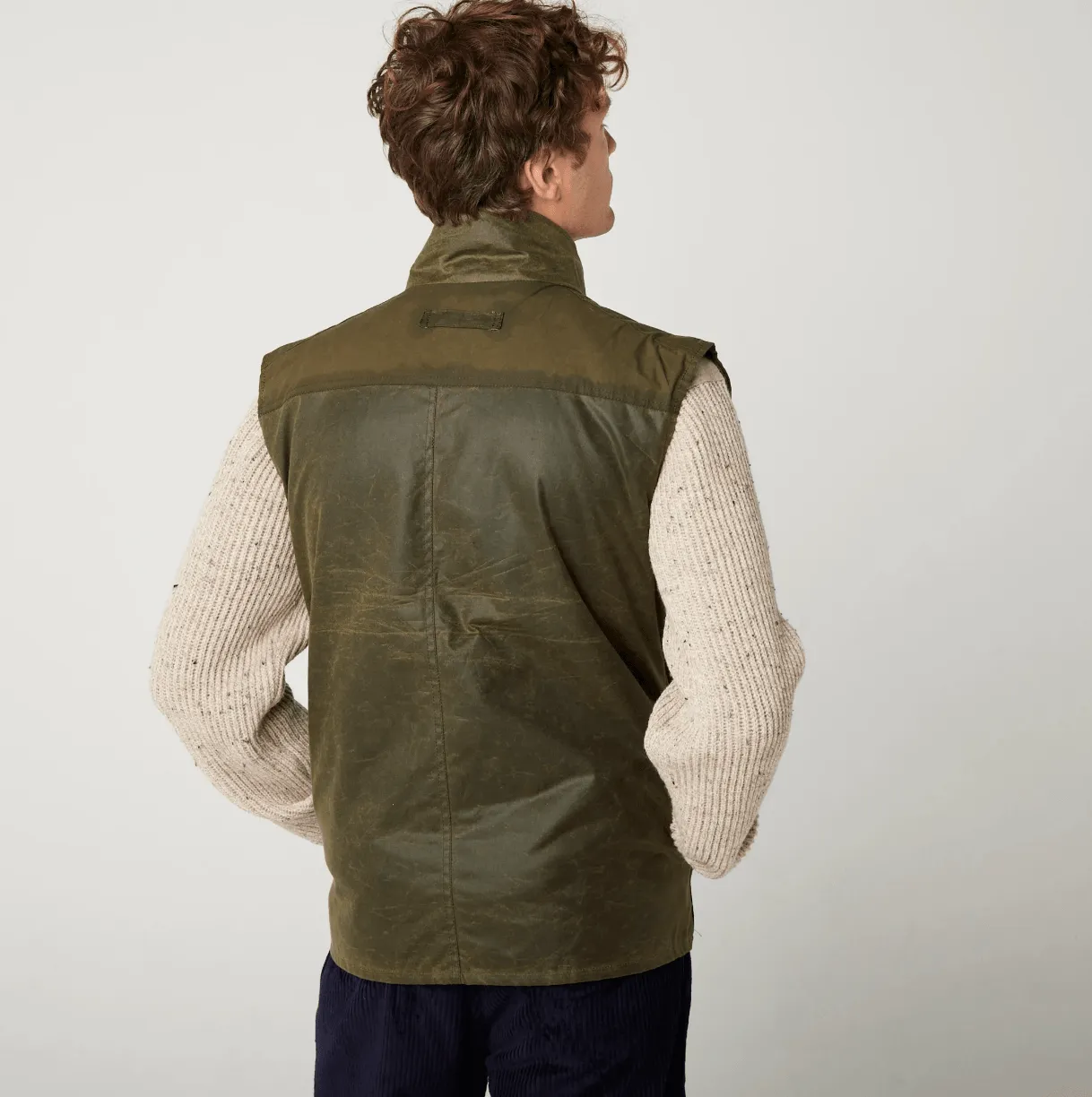 Gun Hill by Peregrine Men's Cotham gilet Olive