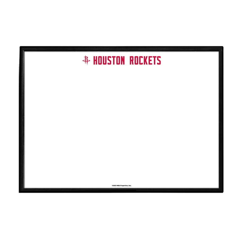 Houston Rockets: Framed Dry Erase Wall Sign