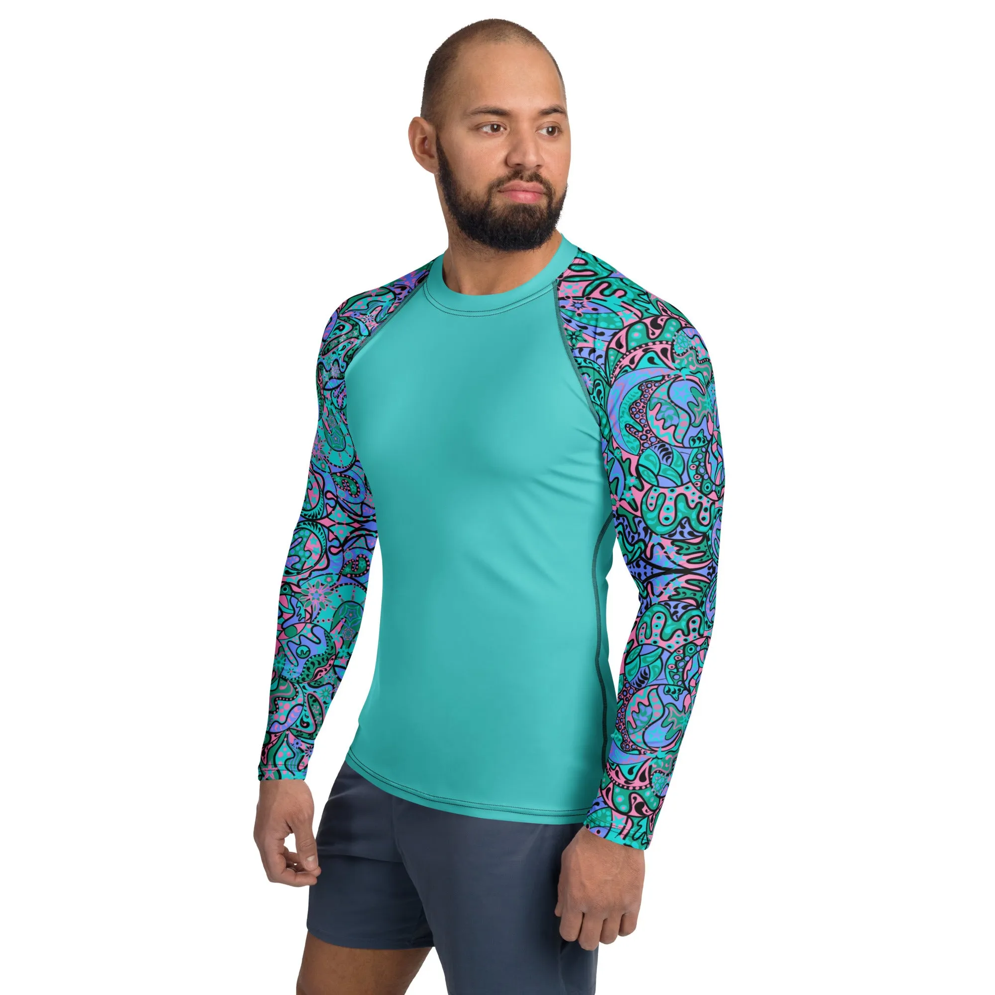 Jungle Fever Party Men's Rash Guard