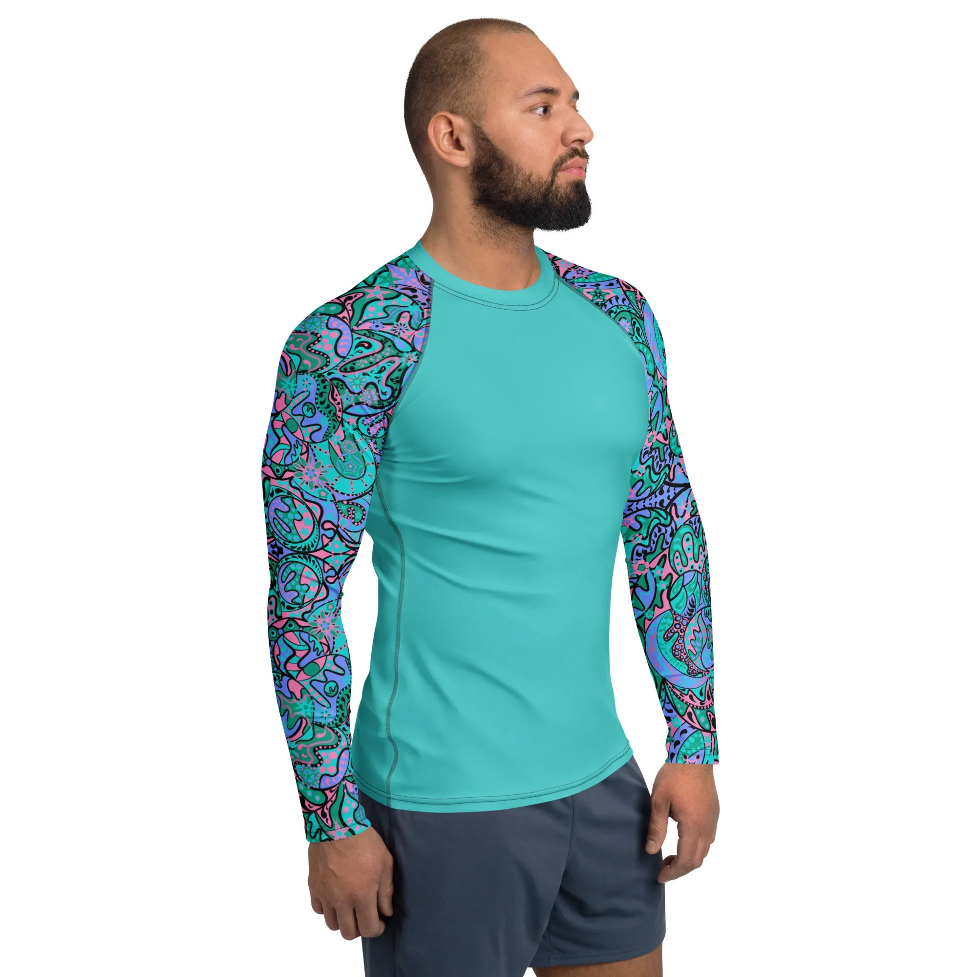 Jungle Fever Party Men's Rash Guard