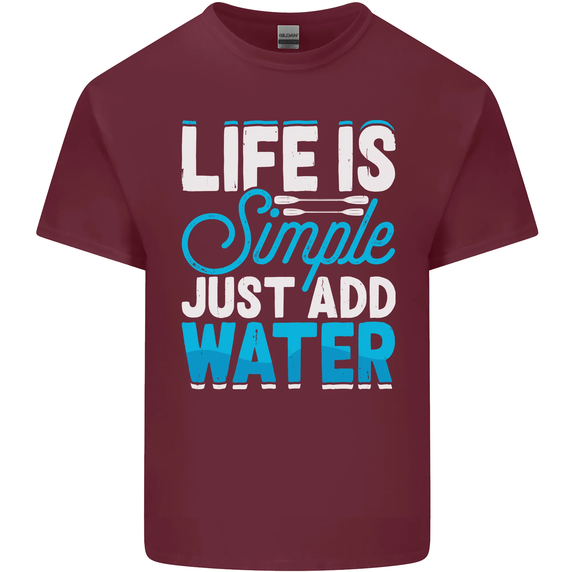 Kayak Sailing Skiing Fishing Surfing Scuba Diving Mens Light Cotton T-Shirt