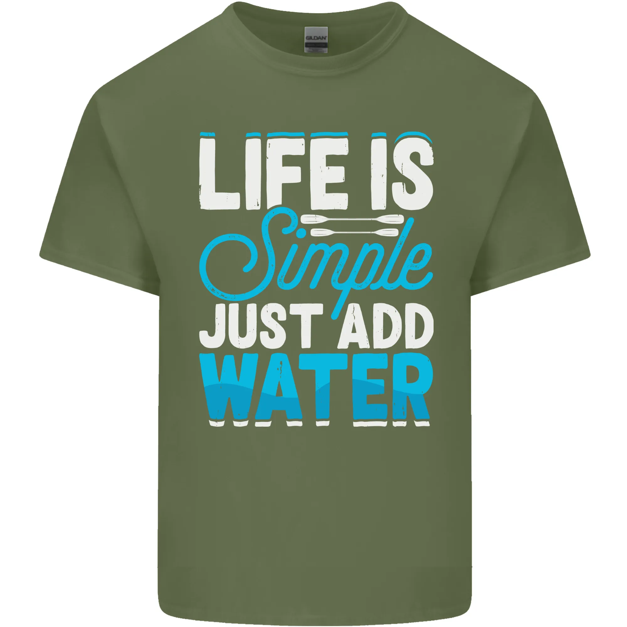 Kayak Sailing Skiing Fishing Surfing Scuba Diving Mens Light Cotton T-Shirt