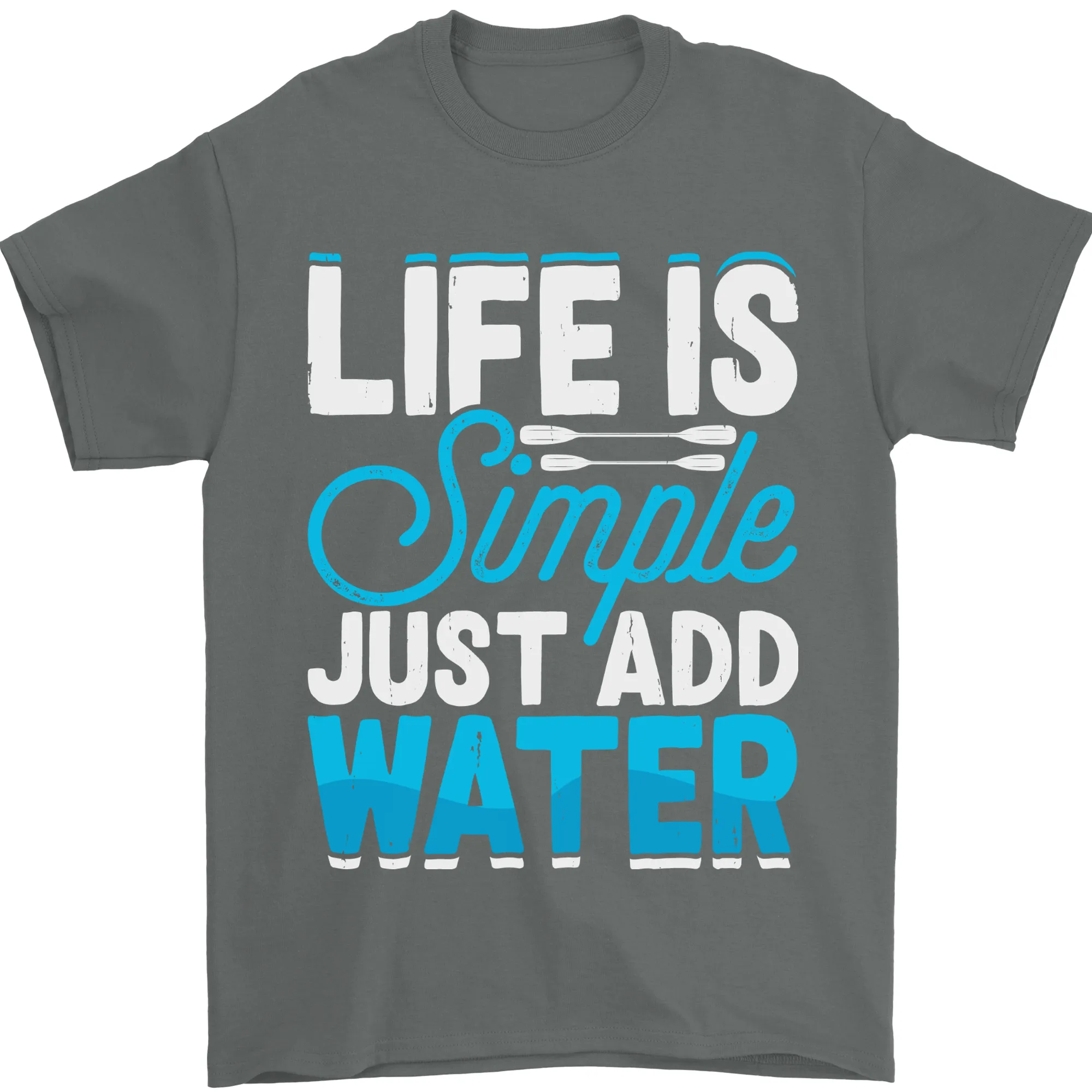 Kayak Sailing Skiing Fishing Surfing Scuba Diving Mens T-Shirt 100% Cotton