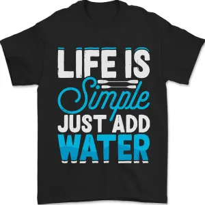 Kayak Sailing Skiing Fishing Surfing Scuba Diving Mens T-Shirt 100% Cotton