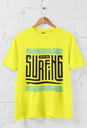 Keep On Surfing Men's Printed T-Shirts