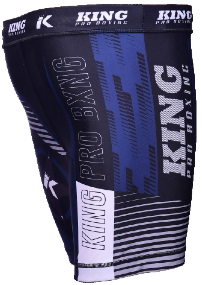 King Pro Boxing Vale Tudo Grappling Fight Shorts Blue/Black