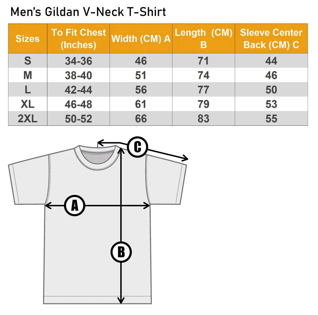 Los Angeles Surf Skull Surfing Mens V-Neck Cotton T-Shirt