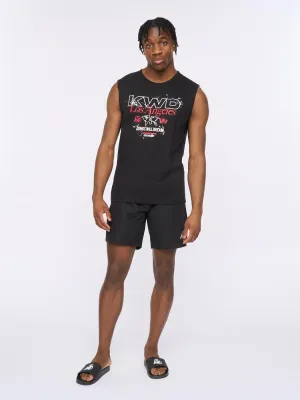 Mapped Tank Top Black