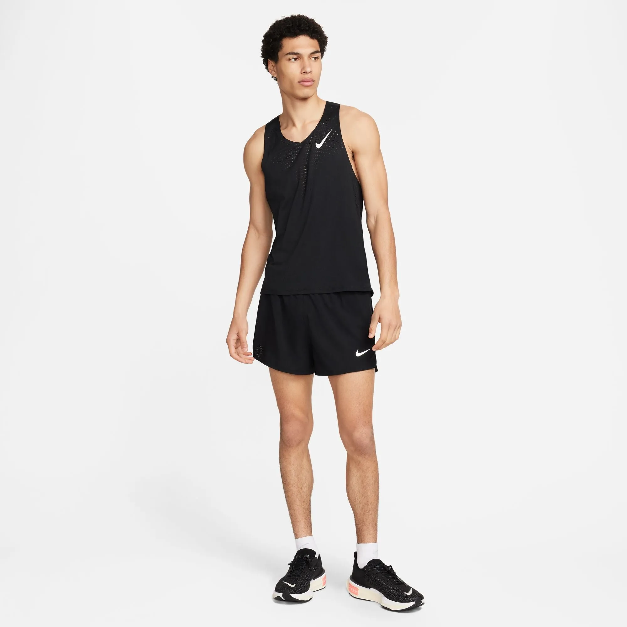 Men's AeroSwift Dri-FIT ADV Running Singlet (010 - Black/ Summit White)