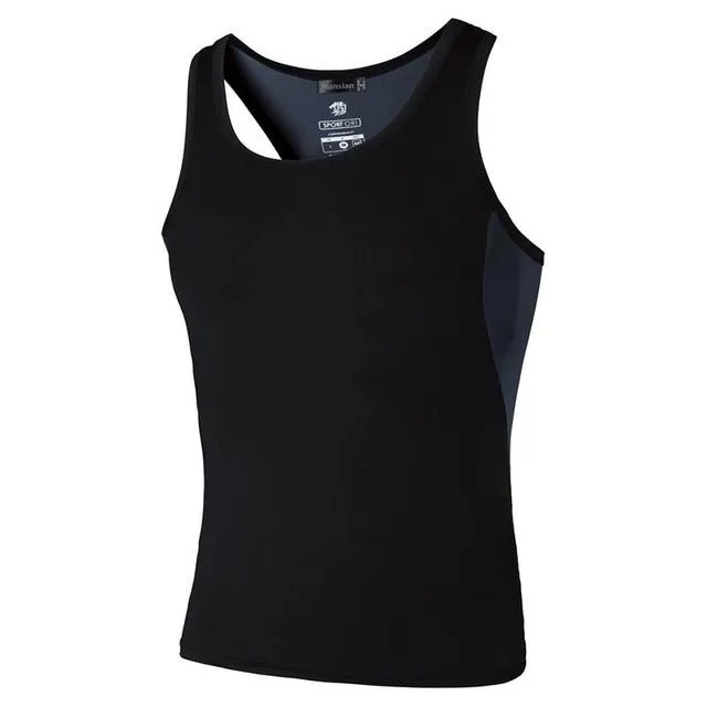 Men's Essentials Plain Quick Dry Sleeveless Workout Top