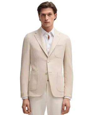 Men's Linen-Cotton Slim-Fit Blazer