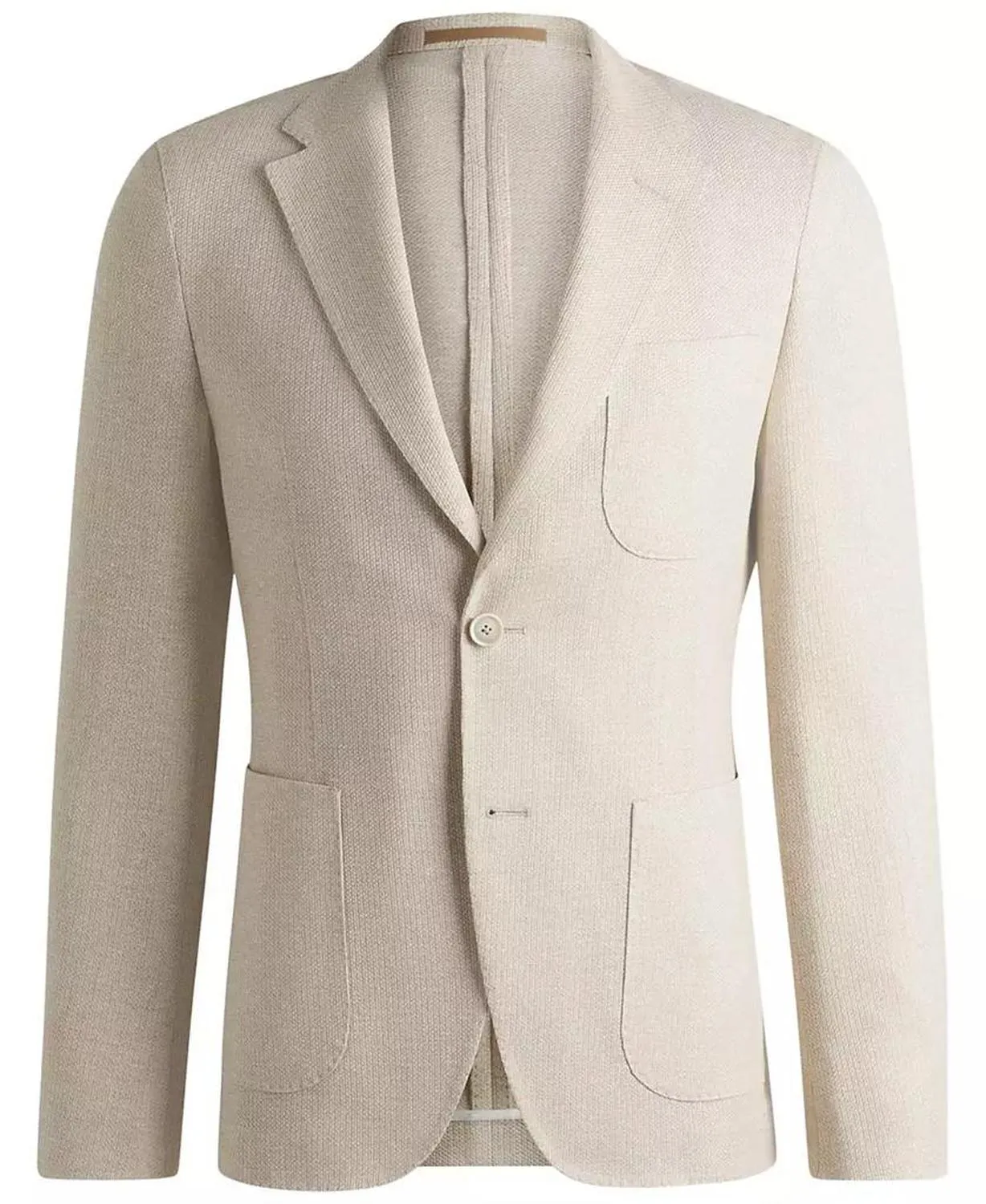 Men's Linen-Cotton Slim-Fit Blazer