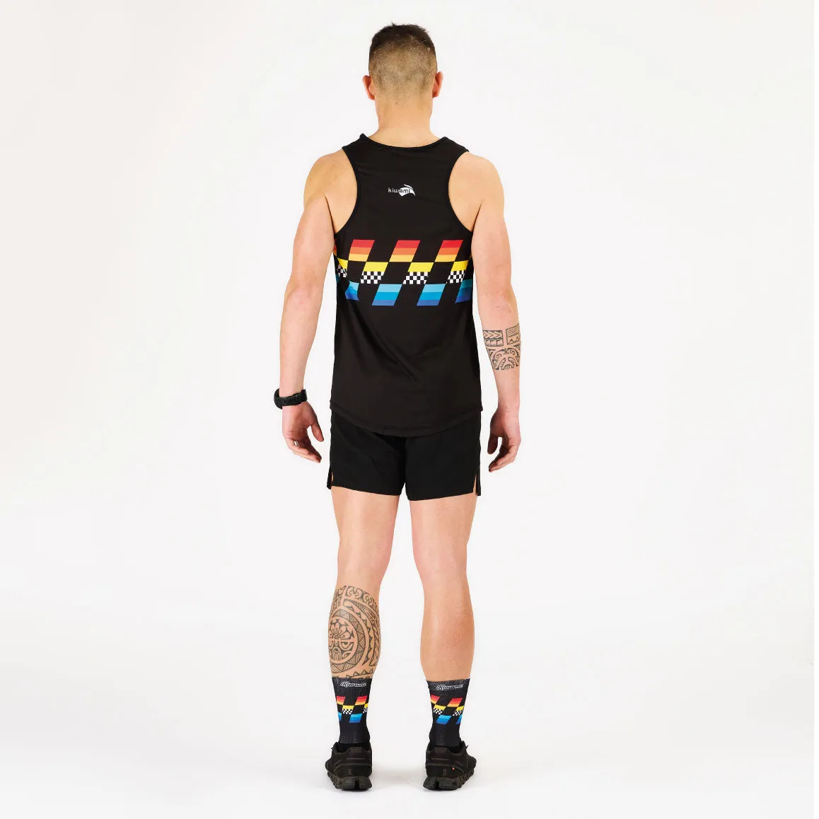 MEN'S RUNNING TANK FINISHER BLACK