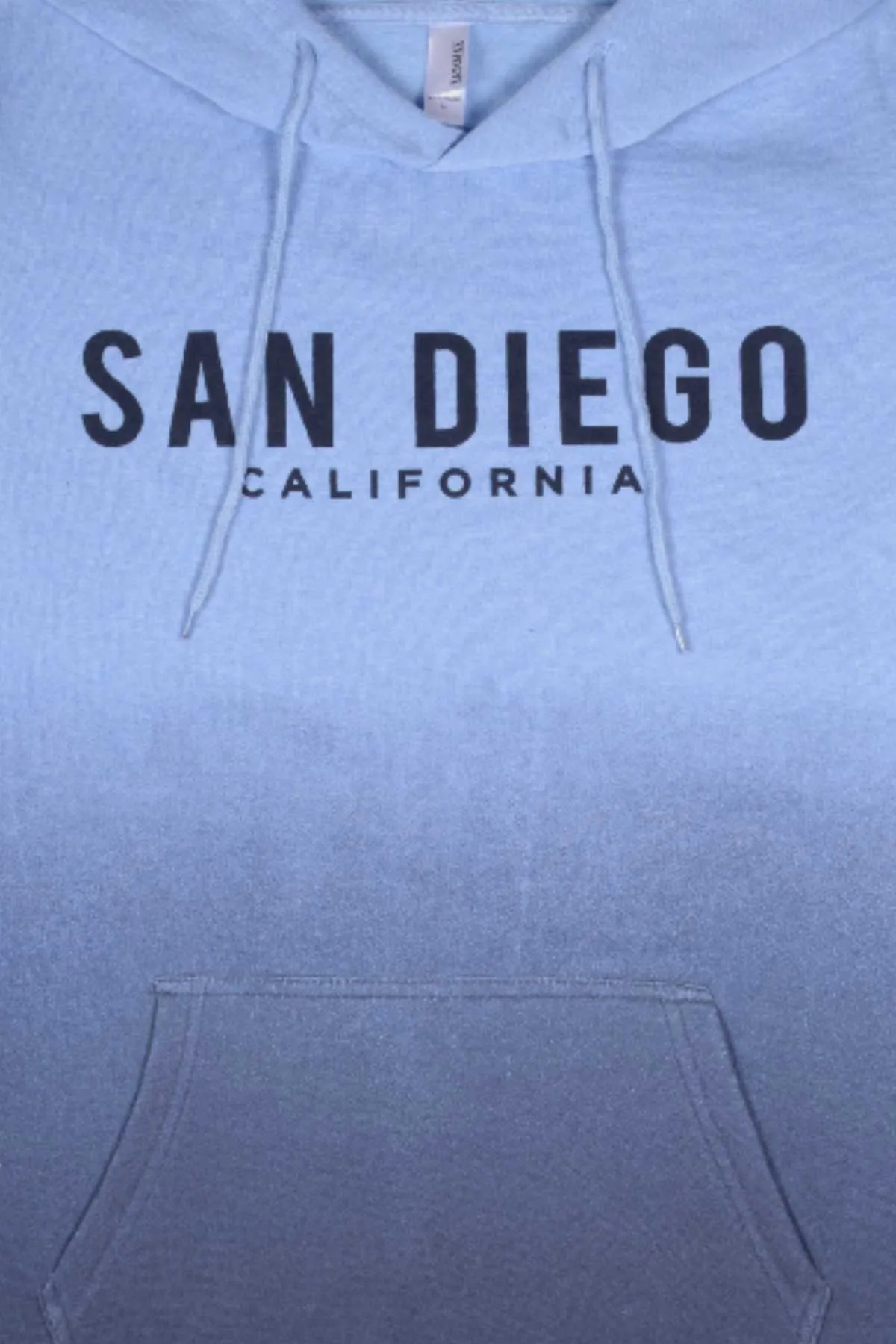 Men's Summer Beach, San Diego California Hoodie - Ombre Blue