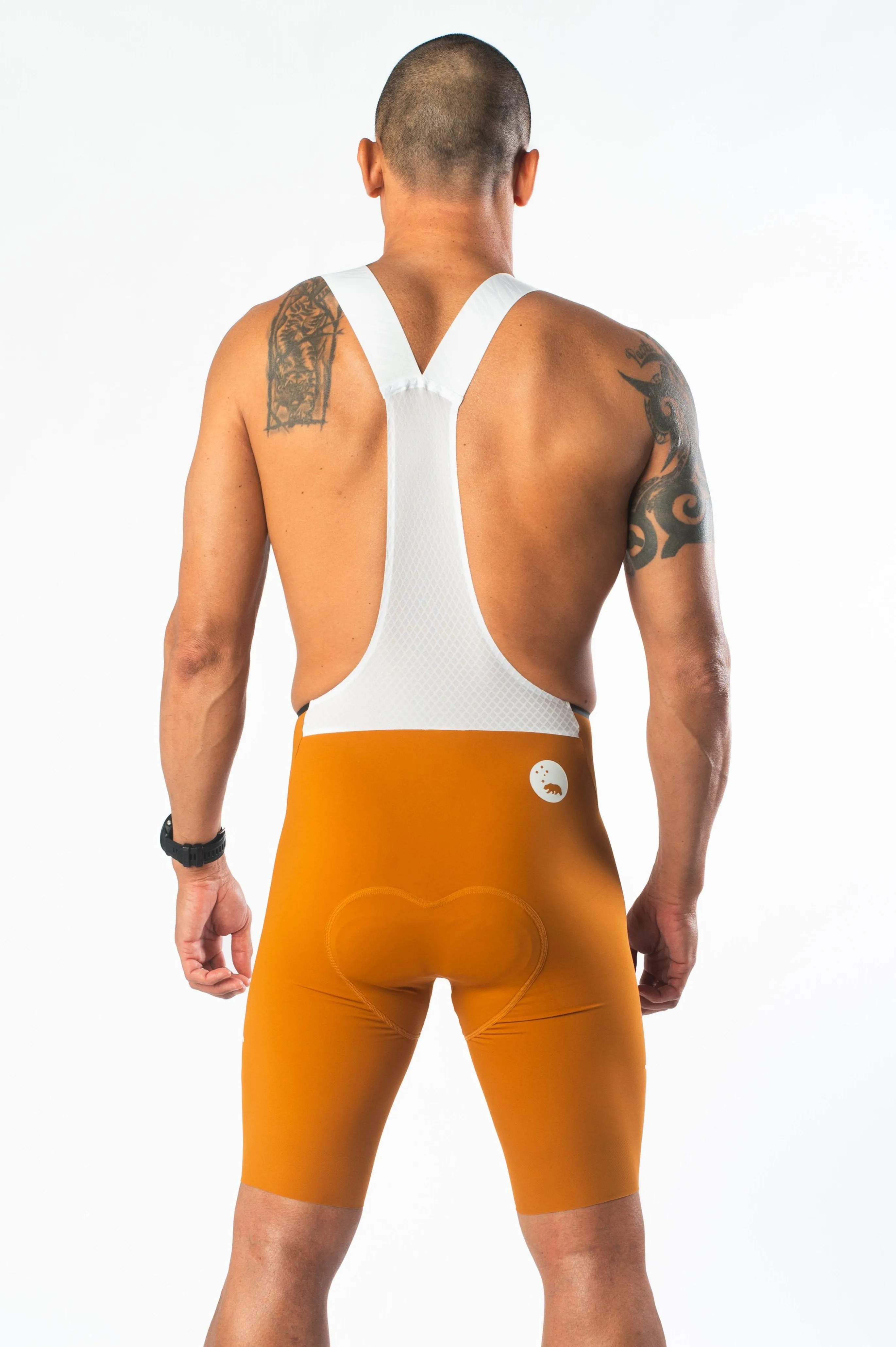 Men's Velocity 3.0 Cycling Bib Shorts - Ochre