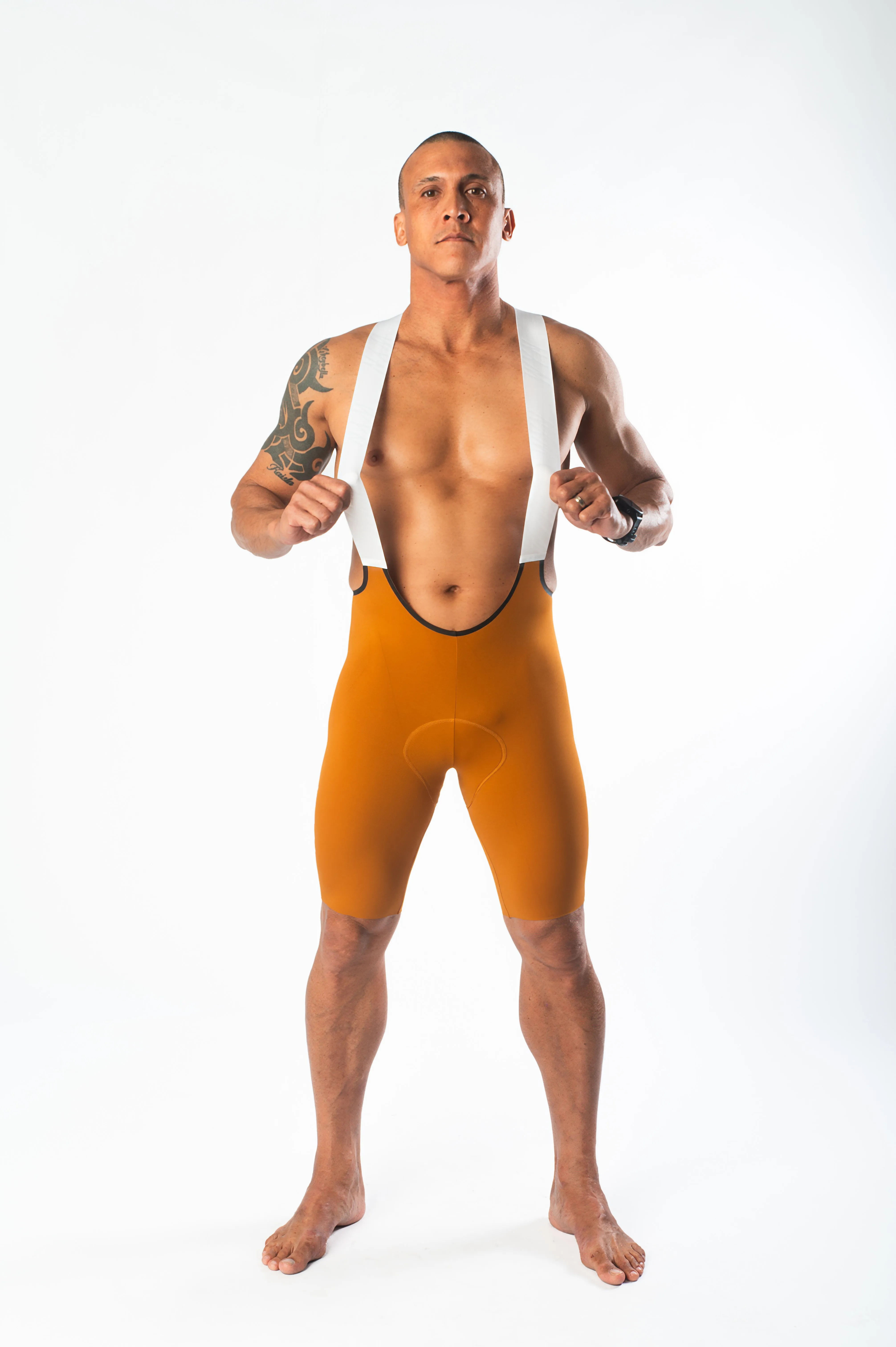 Men's Velocity 3.0 Cycling Bib Shorts - Ochre