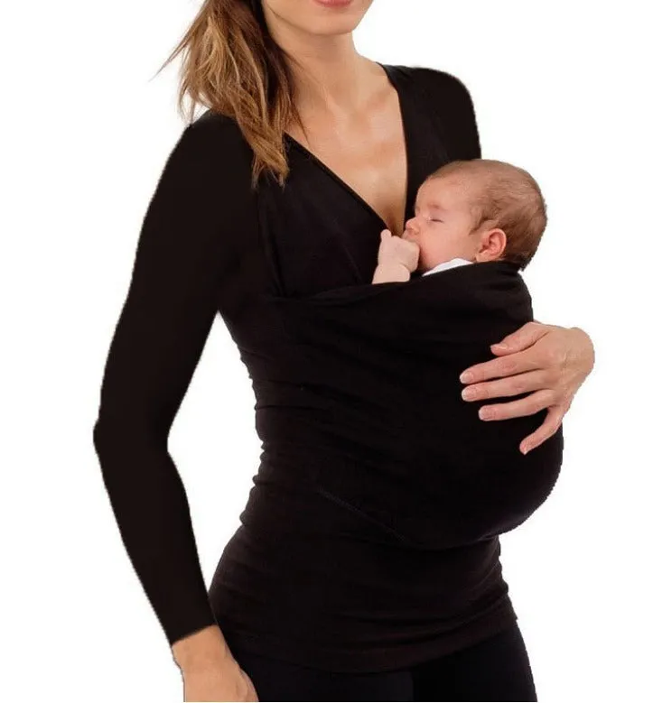 Mummy and Daddy Kangaroo Pouch T-shirts with Various Sleeve Lengths