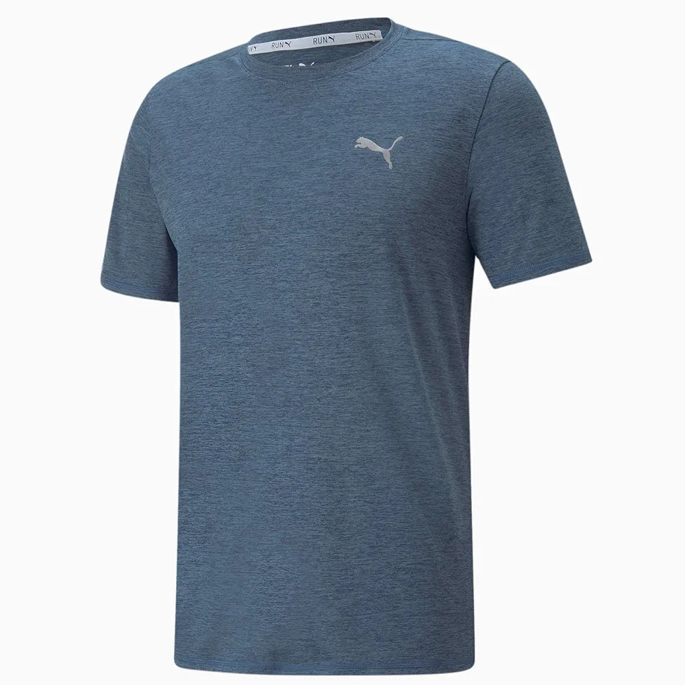 Puma Mens Run Favourite Heather Short Sleeve Tee