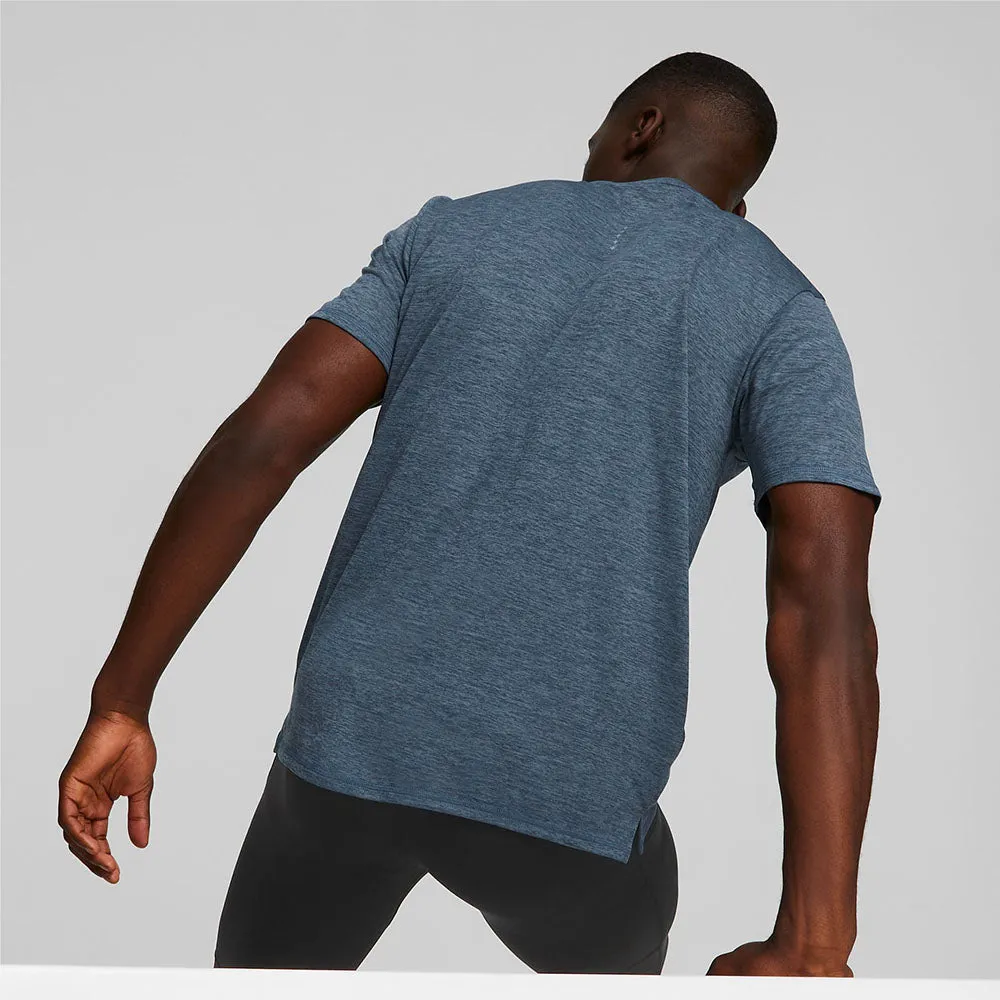 Puma Mens Run Favourite Heather Short Sleeve Tee