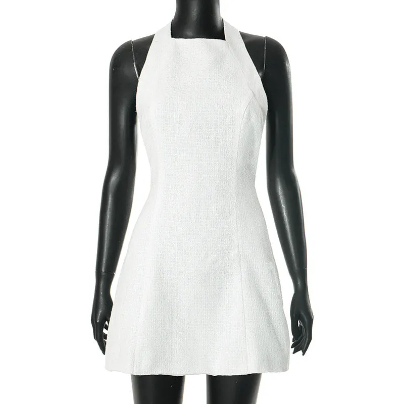 REALAIOT  Sanhu Lianjiang G24DS325 2025 women's clothing solid color sleeveless babes sexy short skirt fashion short skirt cross-border wholesale