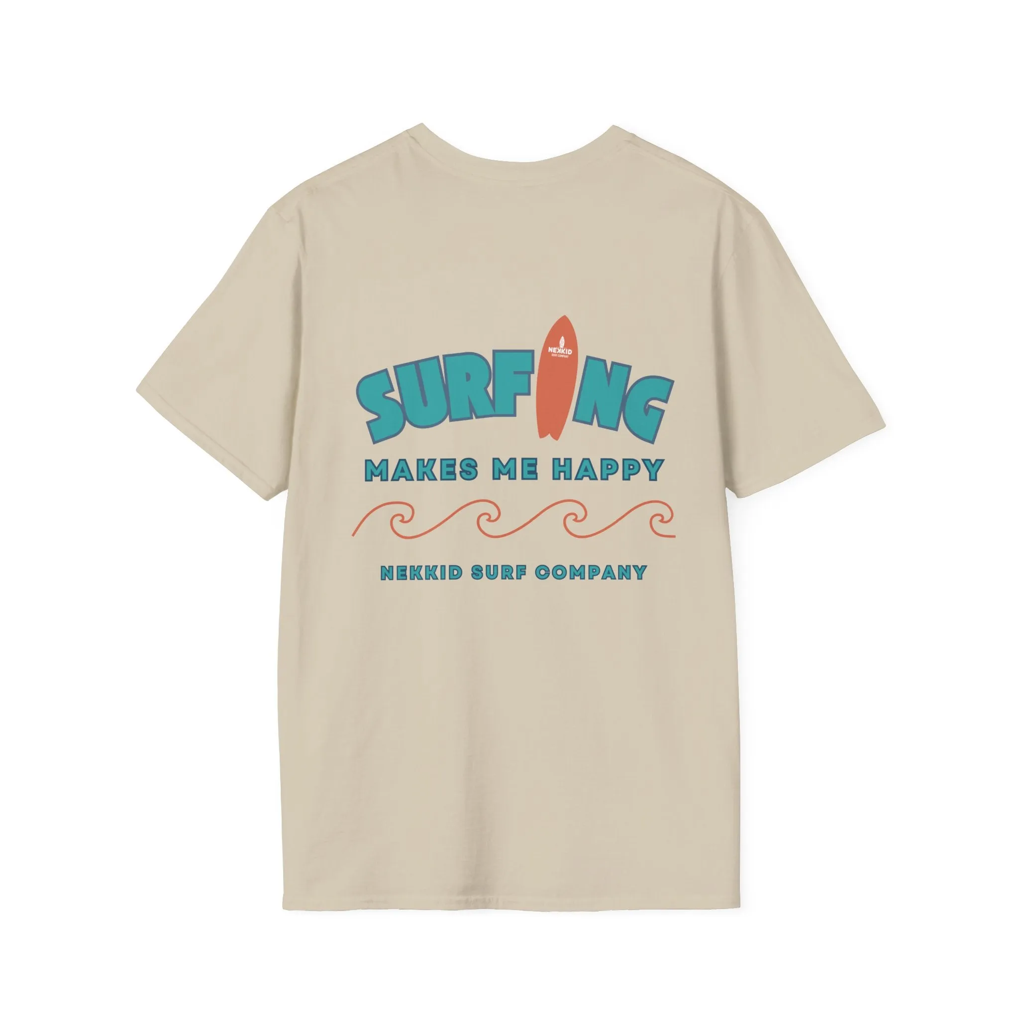 Spring 2025 Surfing Makes Me Happy Softstyle T-Shirt