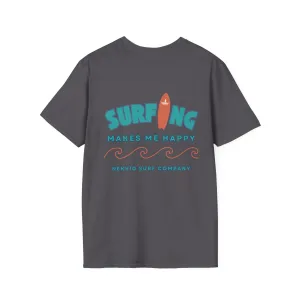 Spring 2025 Surfing Makes Me Happy Softstyle T-Shirt