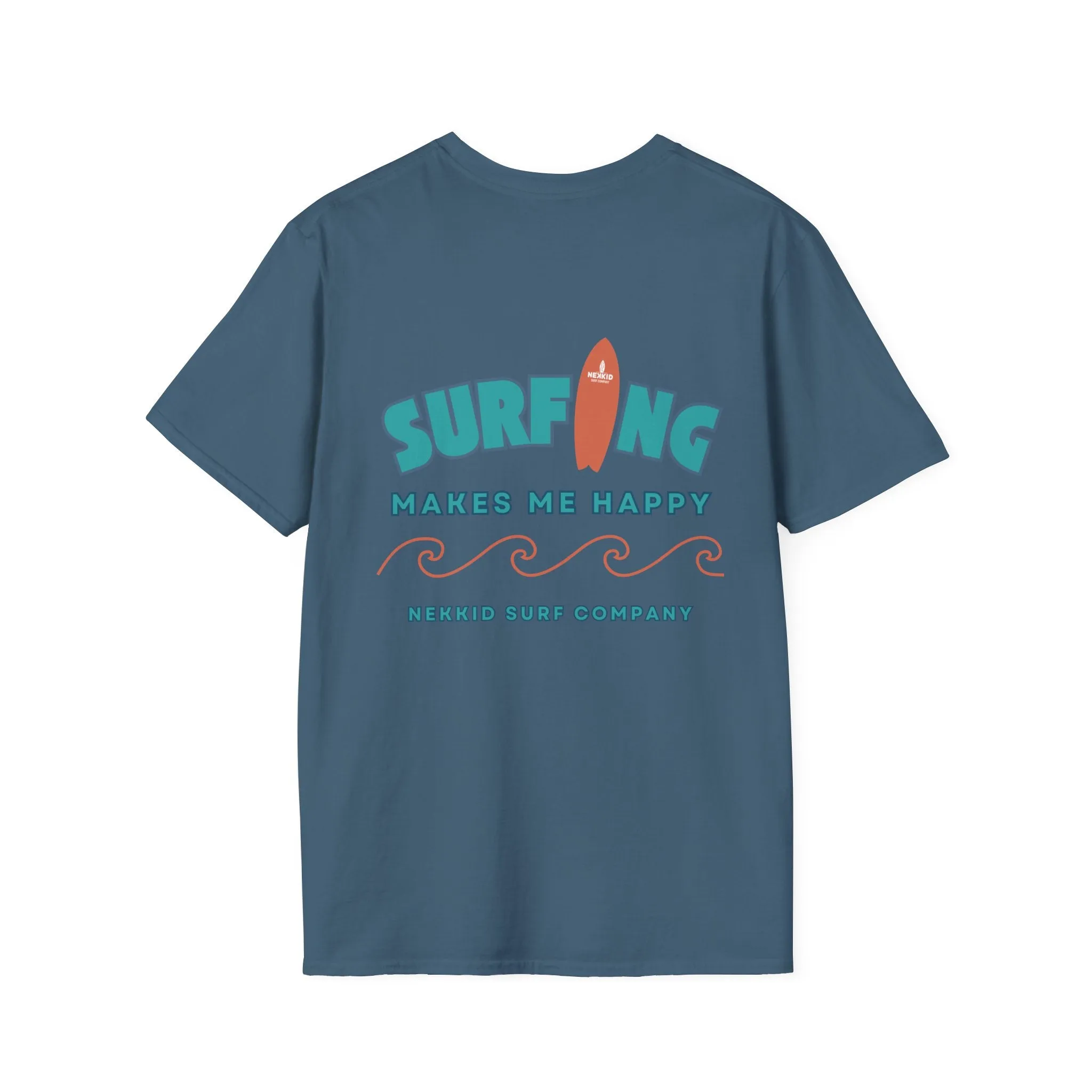 Spring 2025 Surfing Makes Me Happy Softstyle T-Shirt