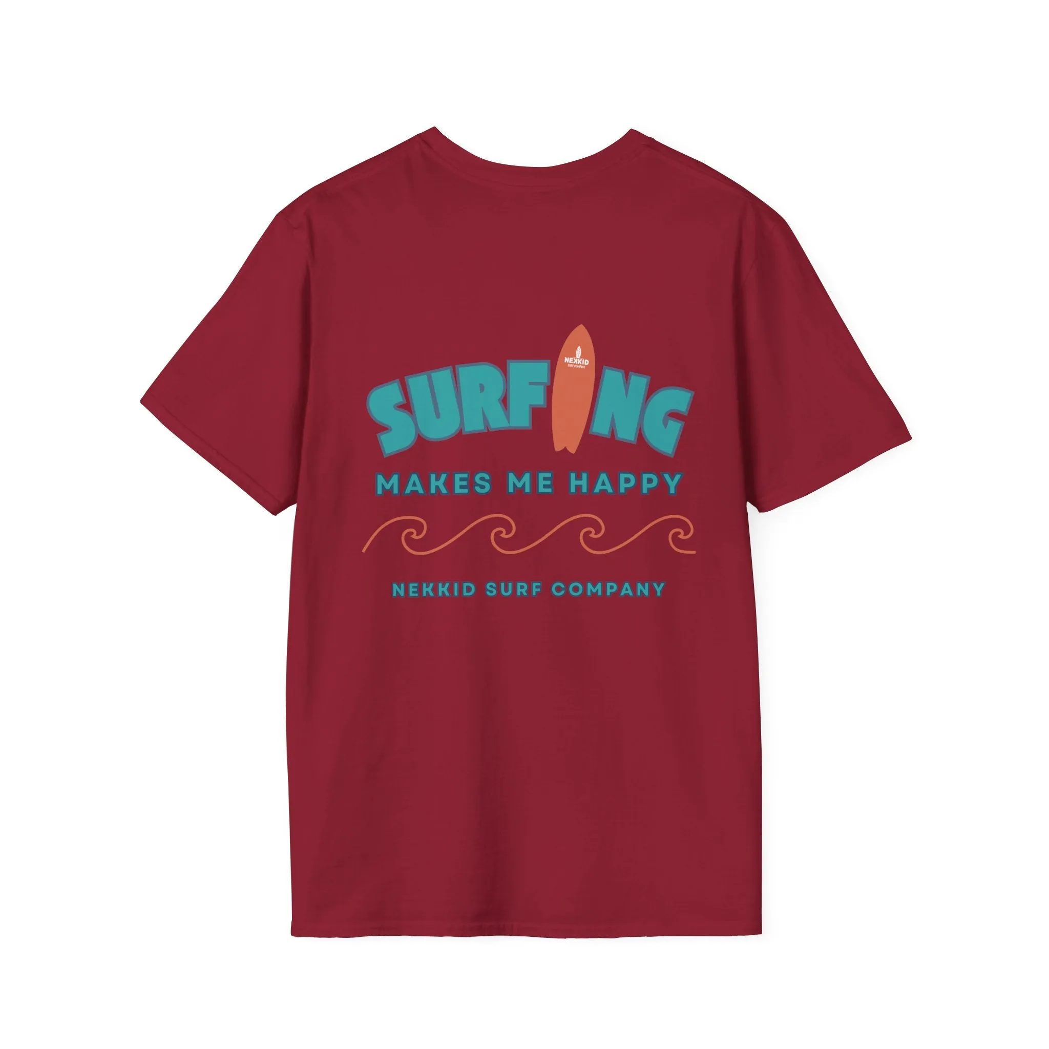 Spring 2025 Surfing Makes Me Happy Softstyle T-Shirt