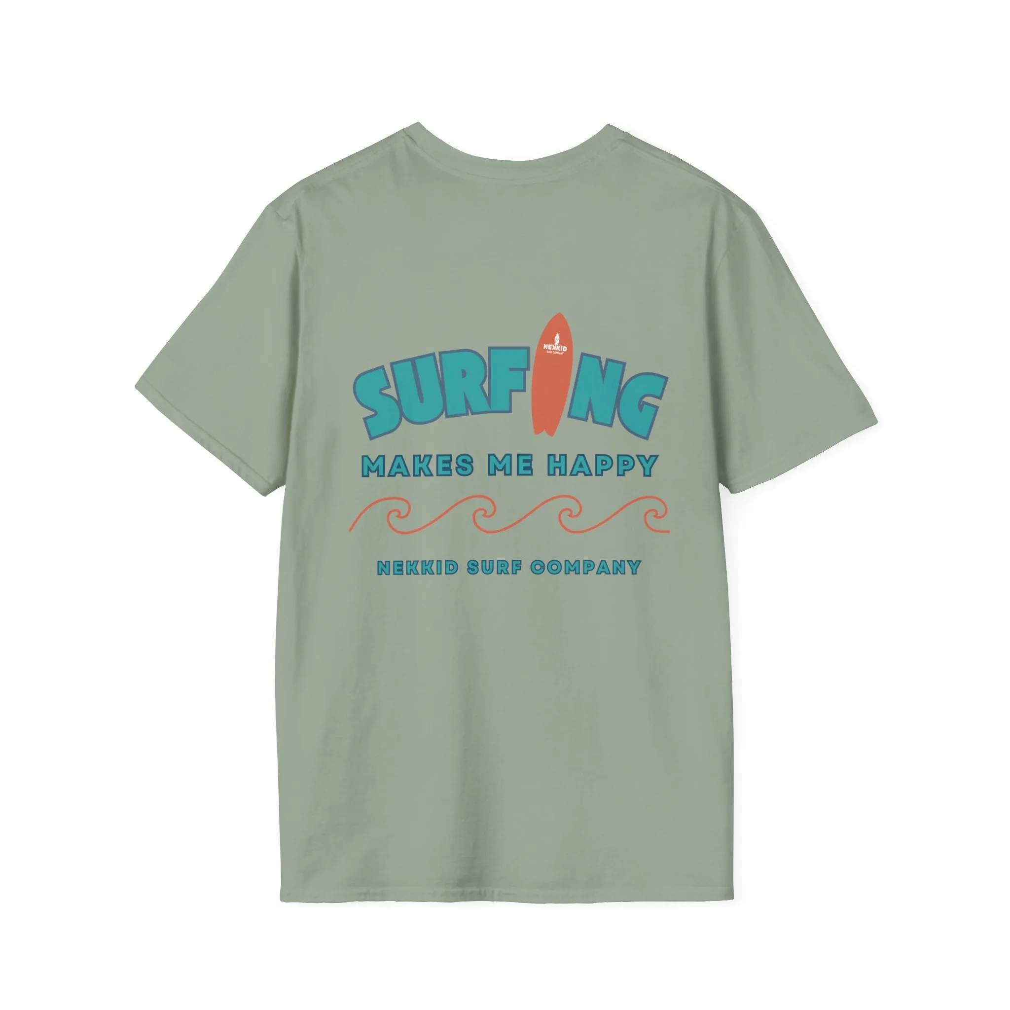 Spring 2025 Surfing Makes Me Happy Softstyle T-Shirt