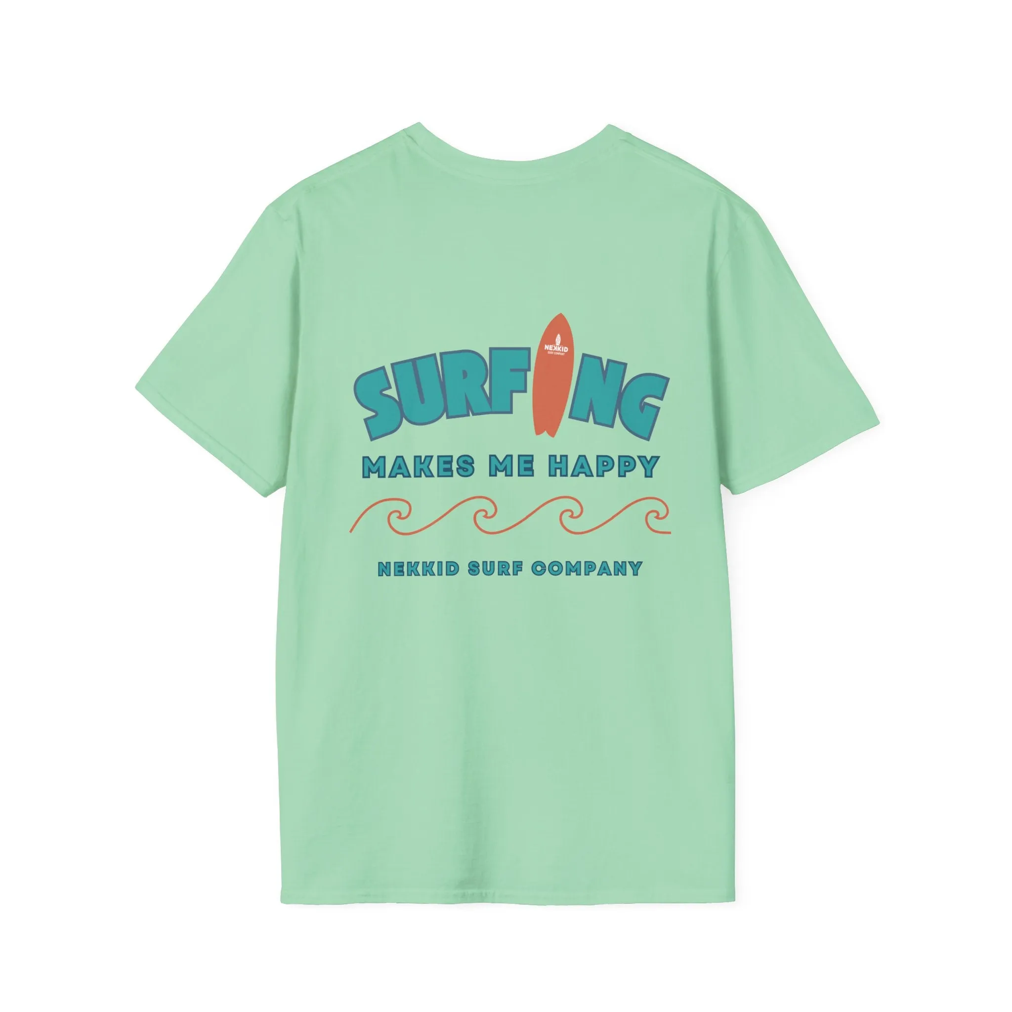 Spring 2025 Surfing Makes Me Happy Softstyle T-Shirt