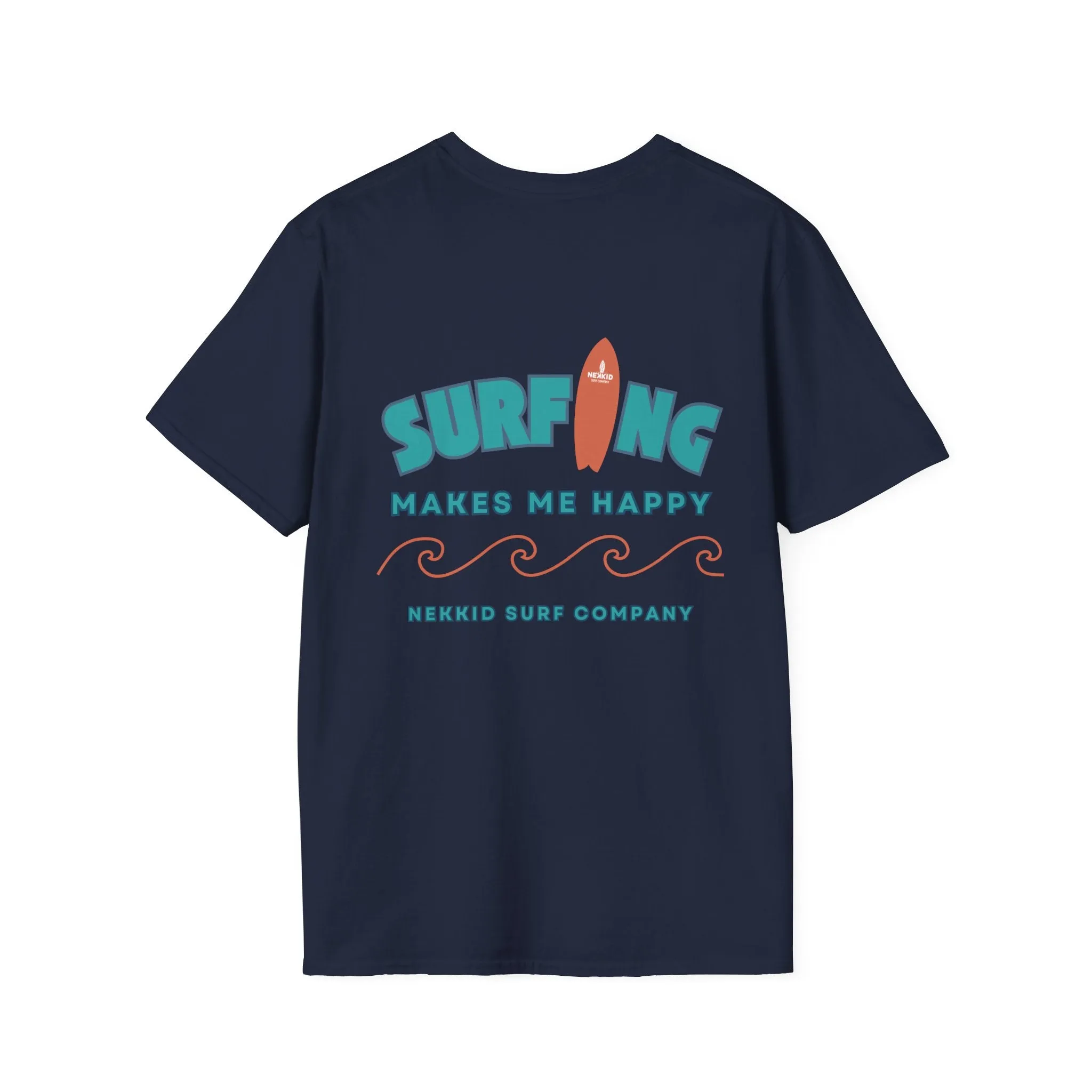 Spring 2025 Surfing Makes Me Happy Softstyle T-Shirt