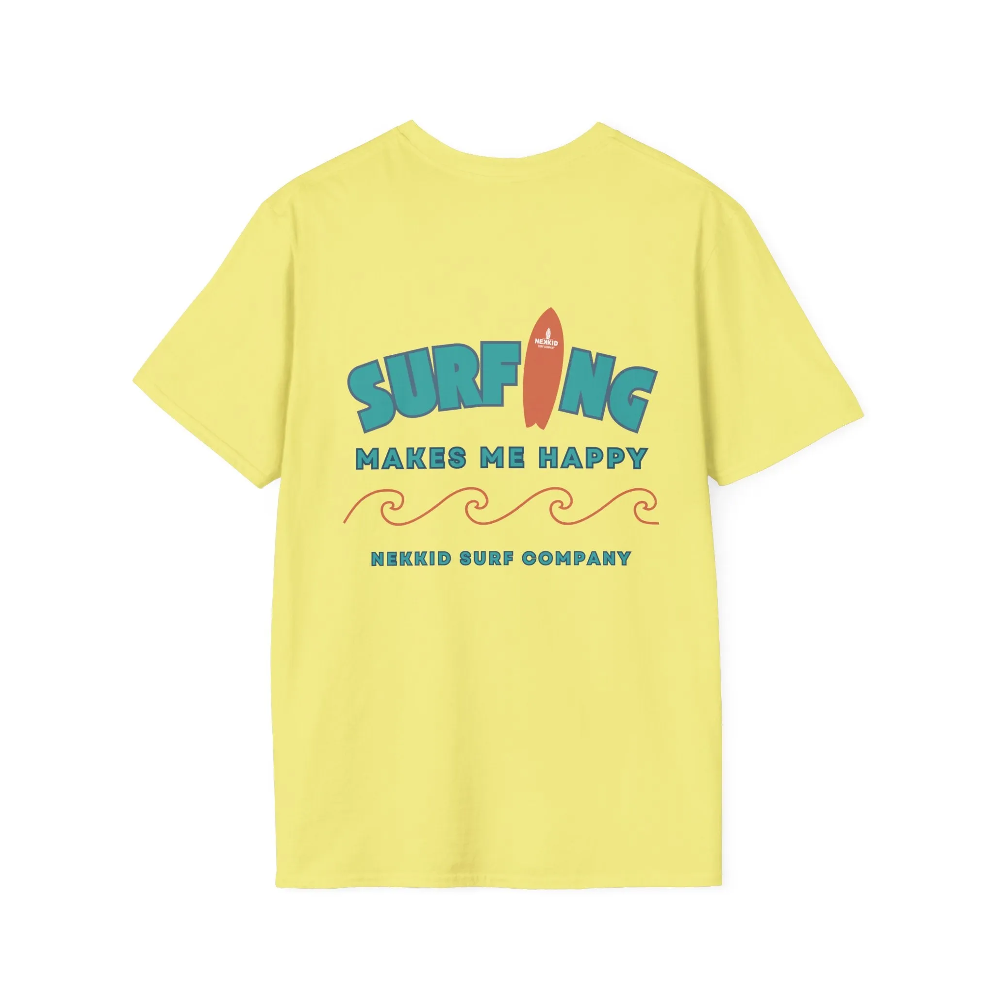 Spring 2025 Surfing Makes Me Happy Softstyle T-Shirt