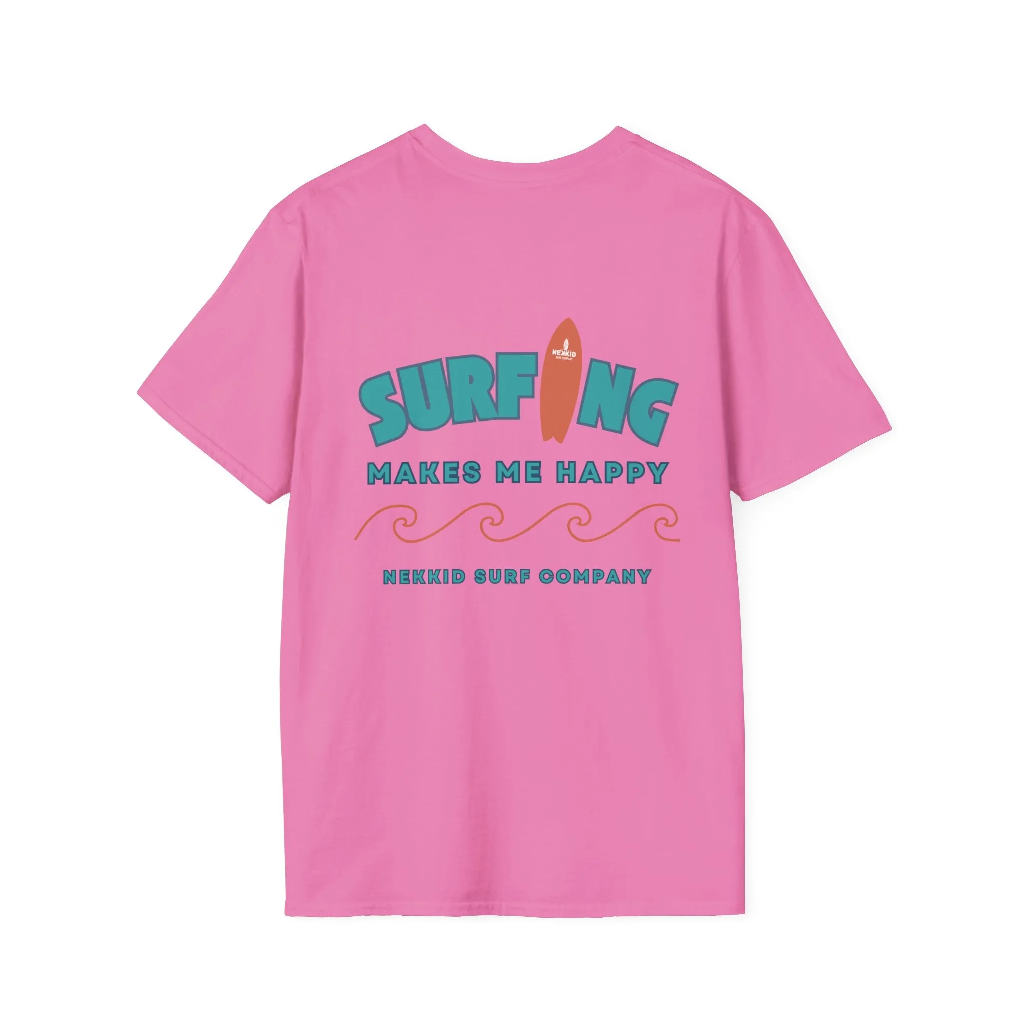Spring 2025 Surfing Makes Me Happy Softstyle T-Shirt