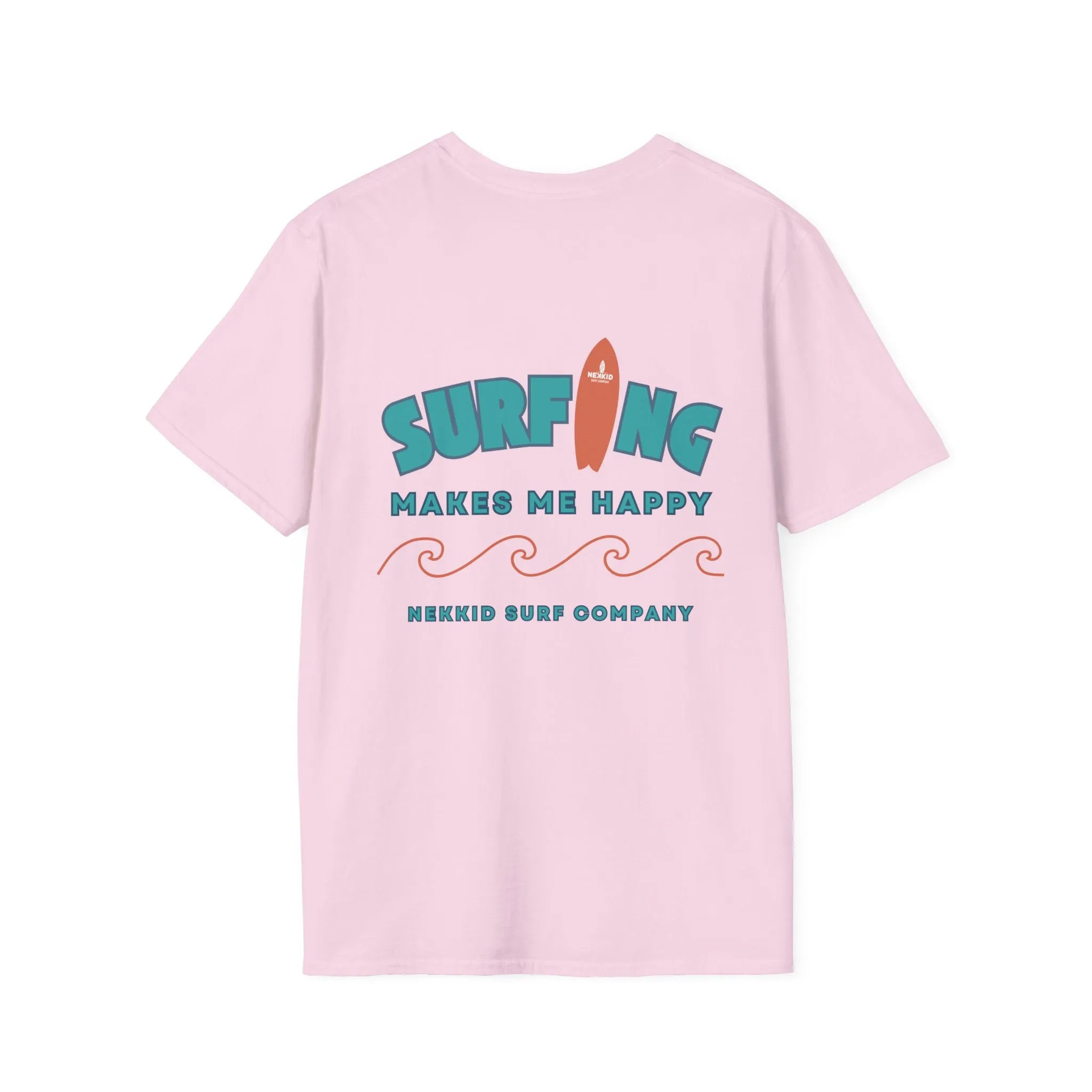 Spring 2025 Surfing Makes Me Happy Softstyle T-Shirt