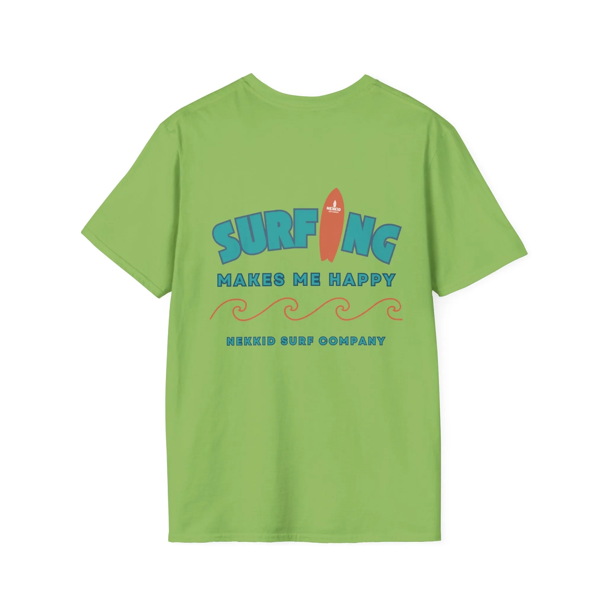 Spring 2025 Surfing Makes Me Happy Softstyle T-Shirt