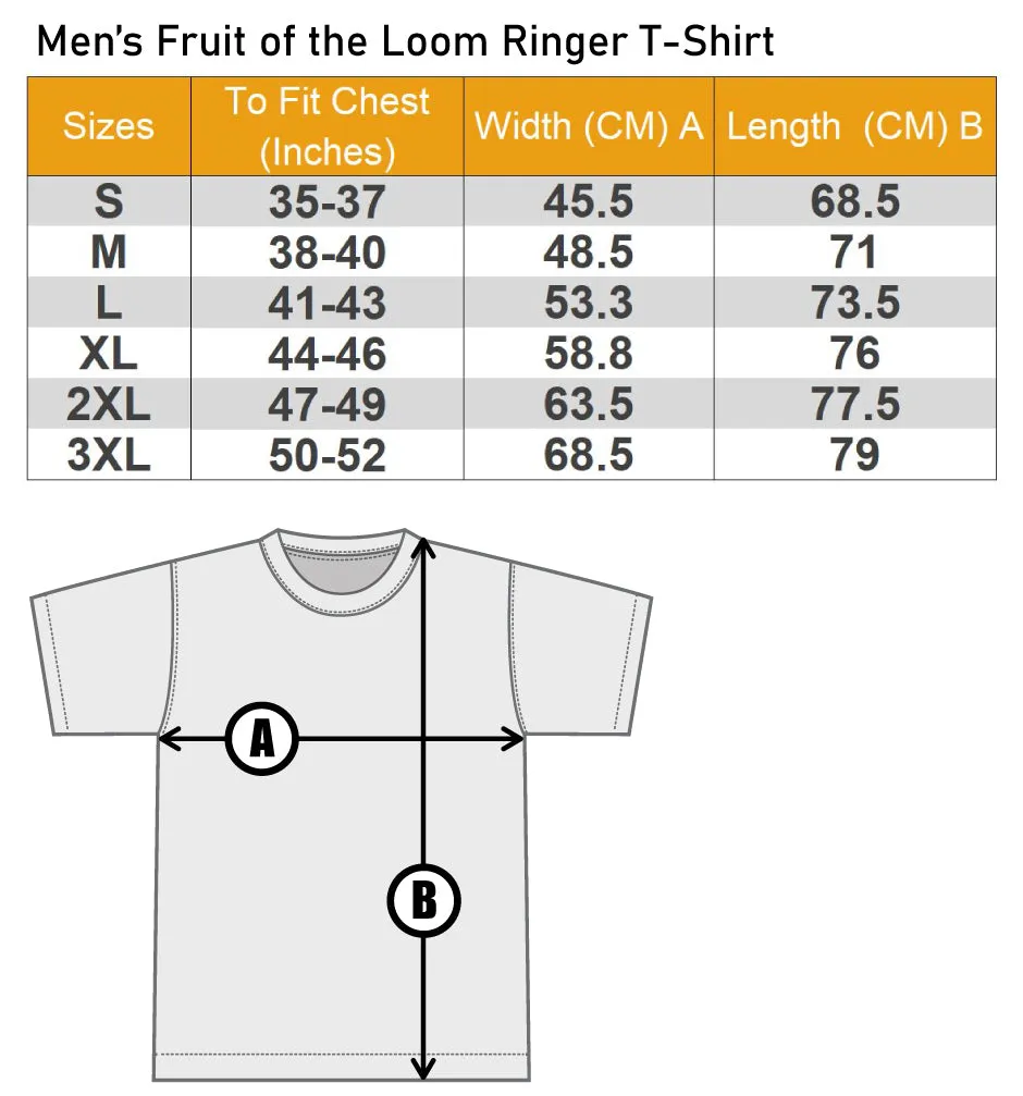 Surfing Skeleton Surf Skull Mens Ringer T-Shirt FotL