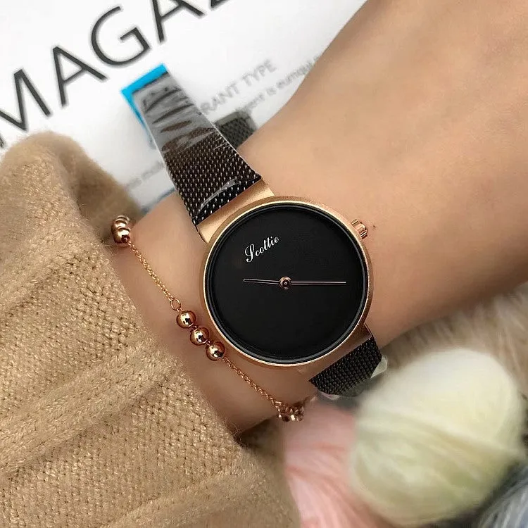 Ultra-thin Strap Men's Watch Women's Watch
